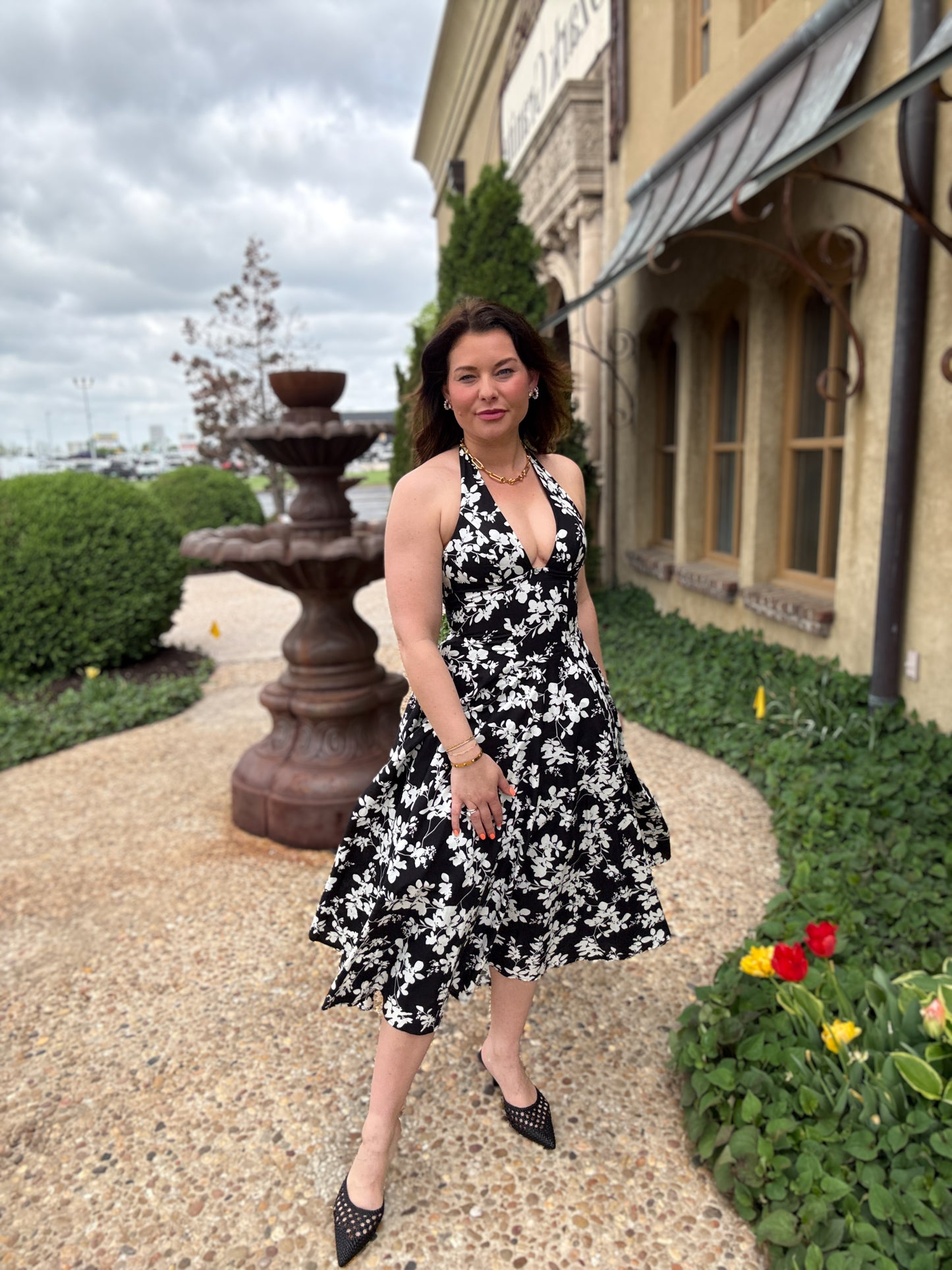 Garden Gala Midi Dress