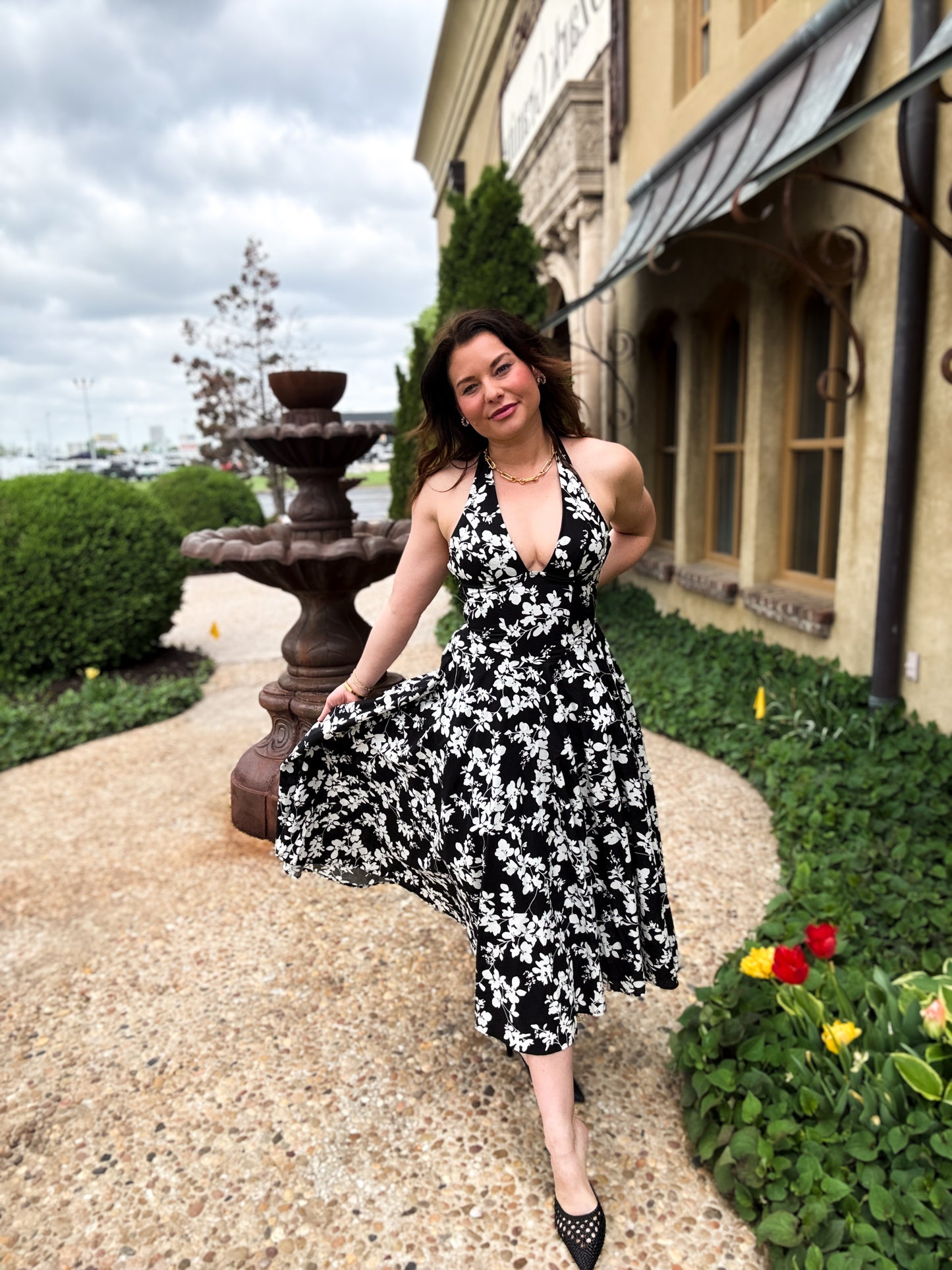 Garden Gala Midi Dress