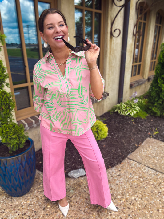 Peach Mojito Top