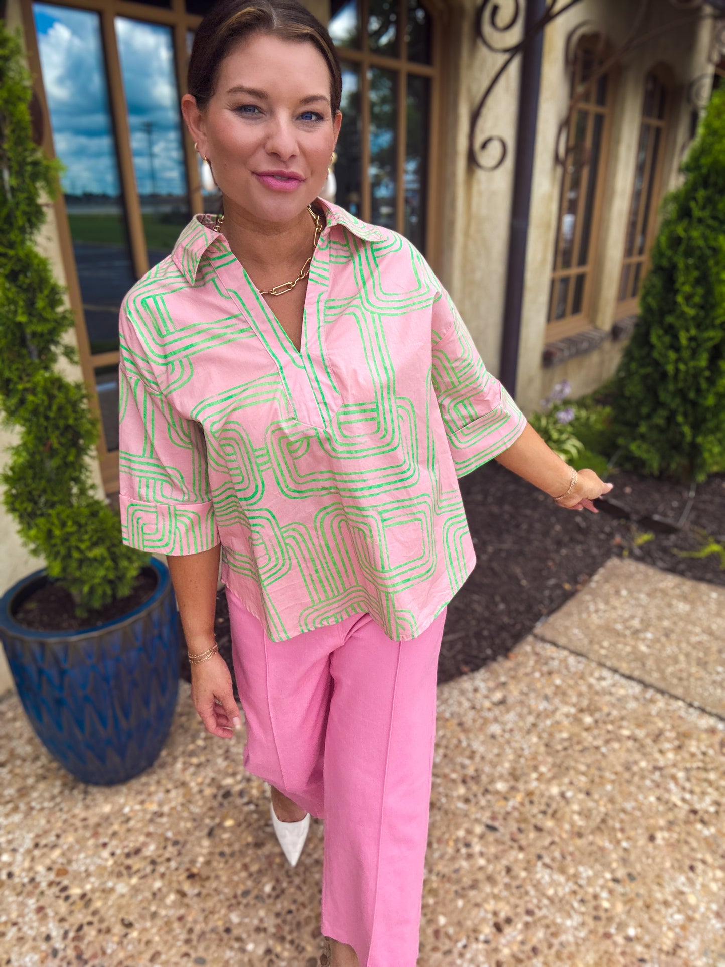 Peach Mojito Top