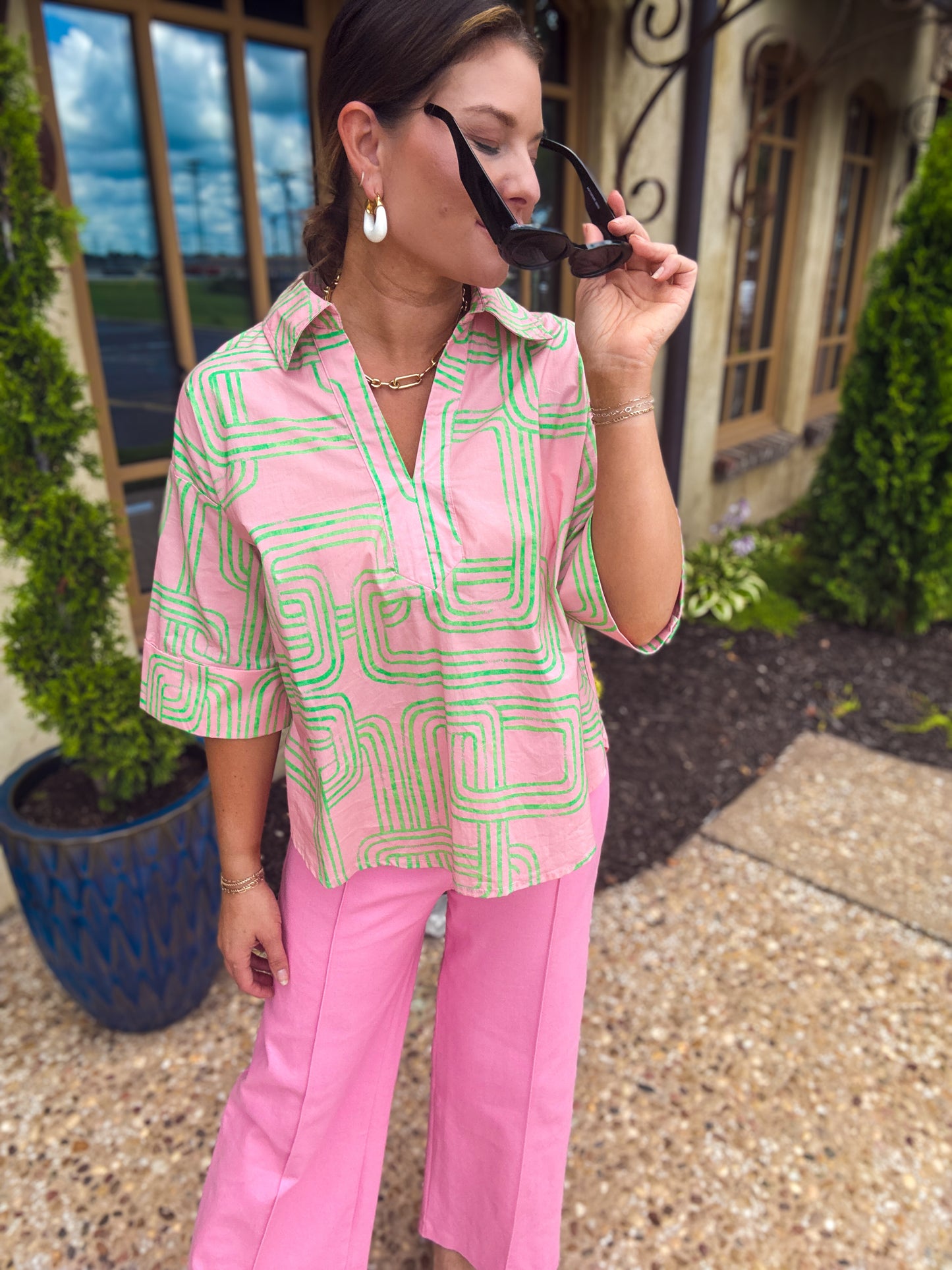 Peach Mojito Top