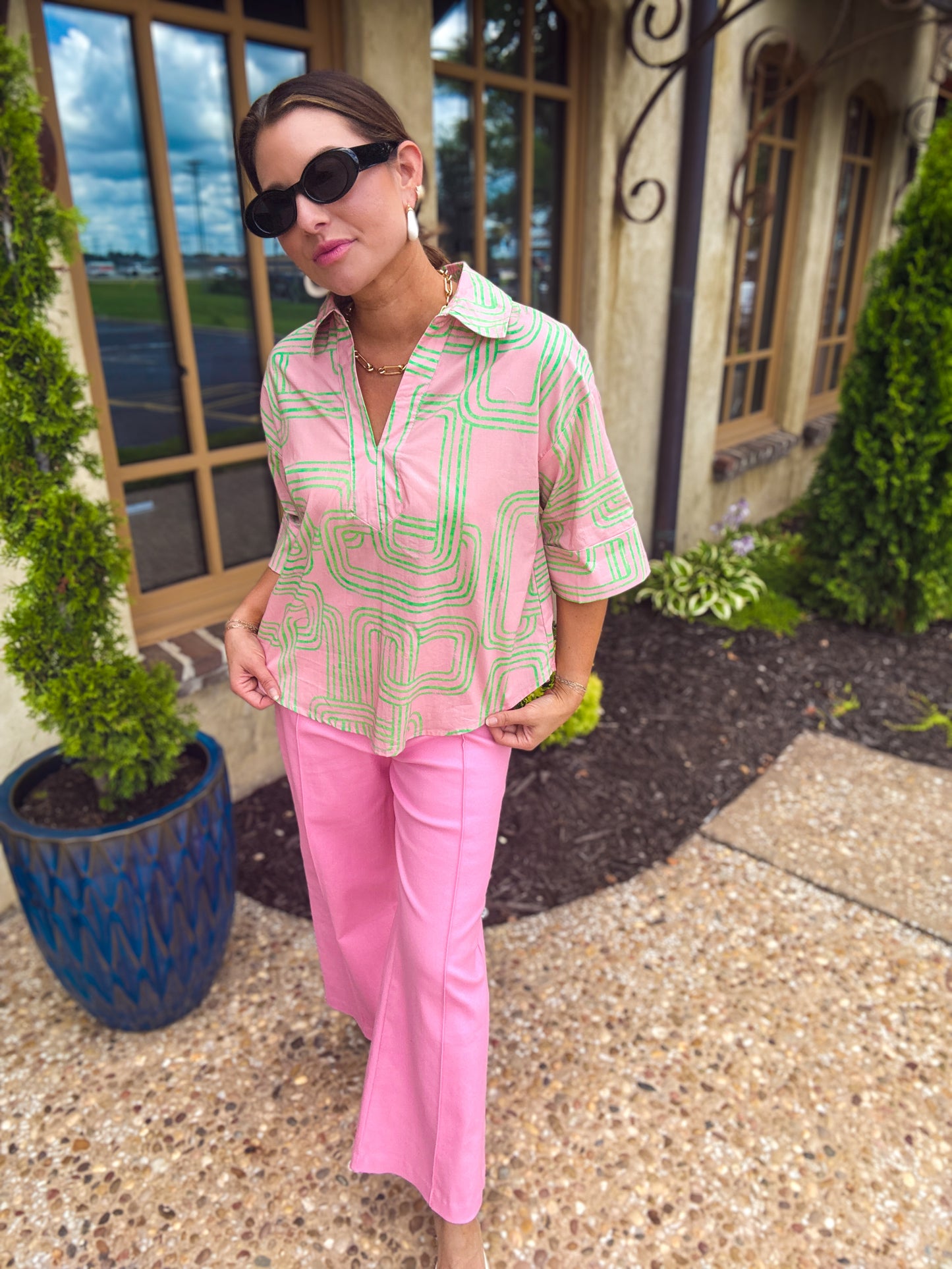 Peach Mojito Top