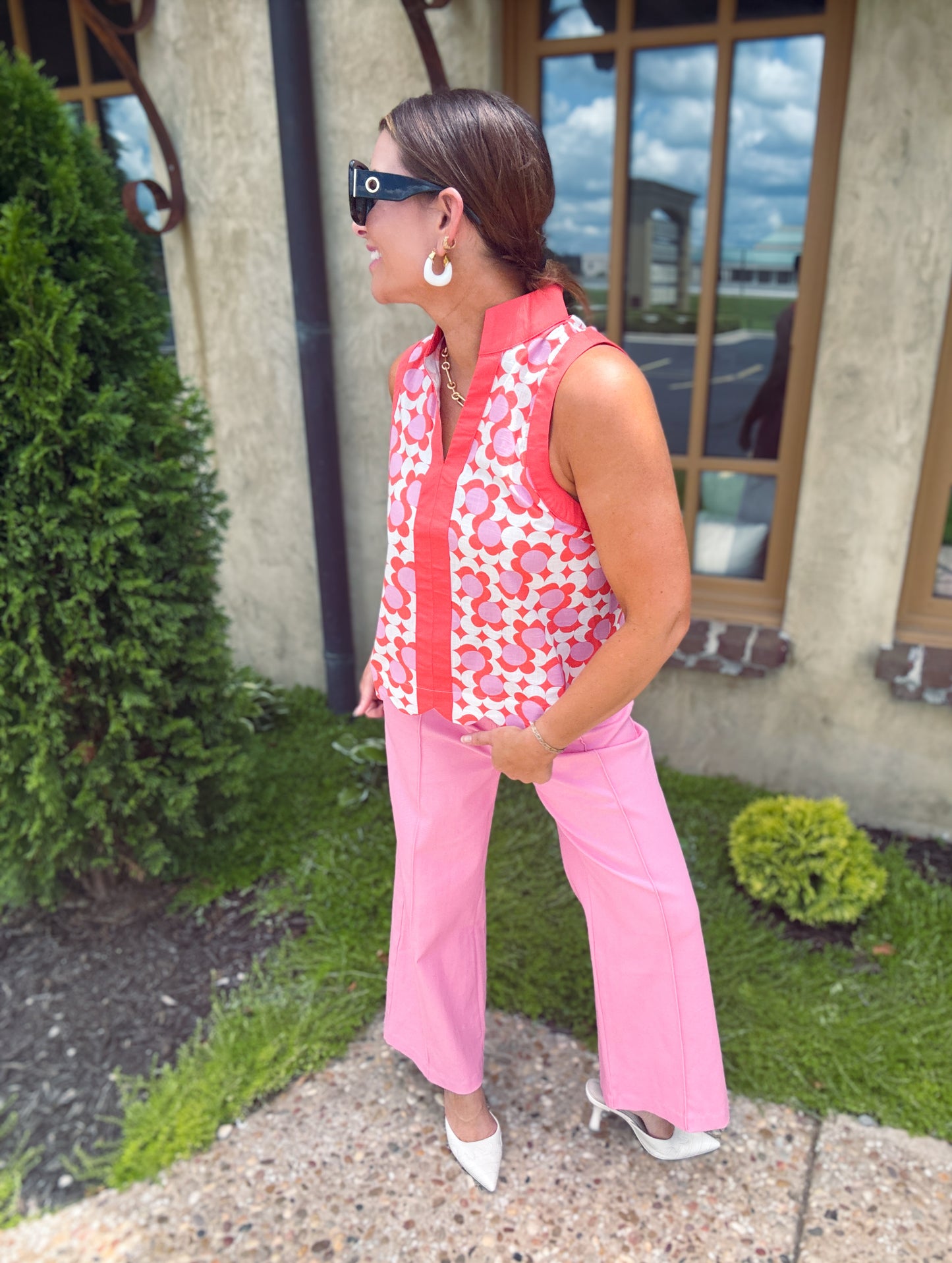 Coral Cabana Top