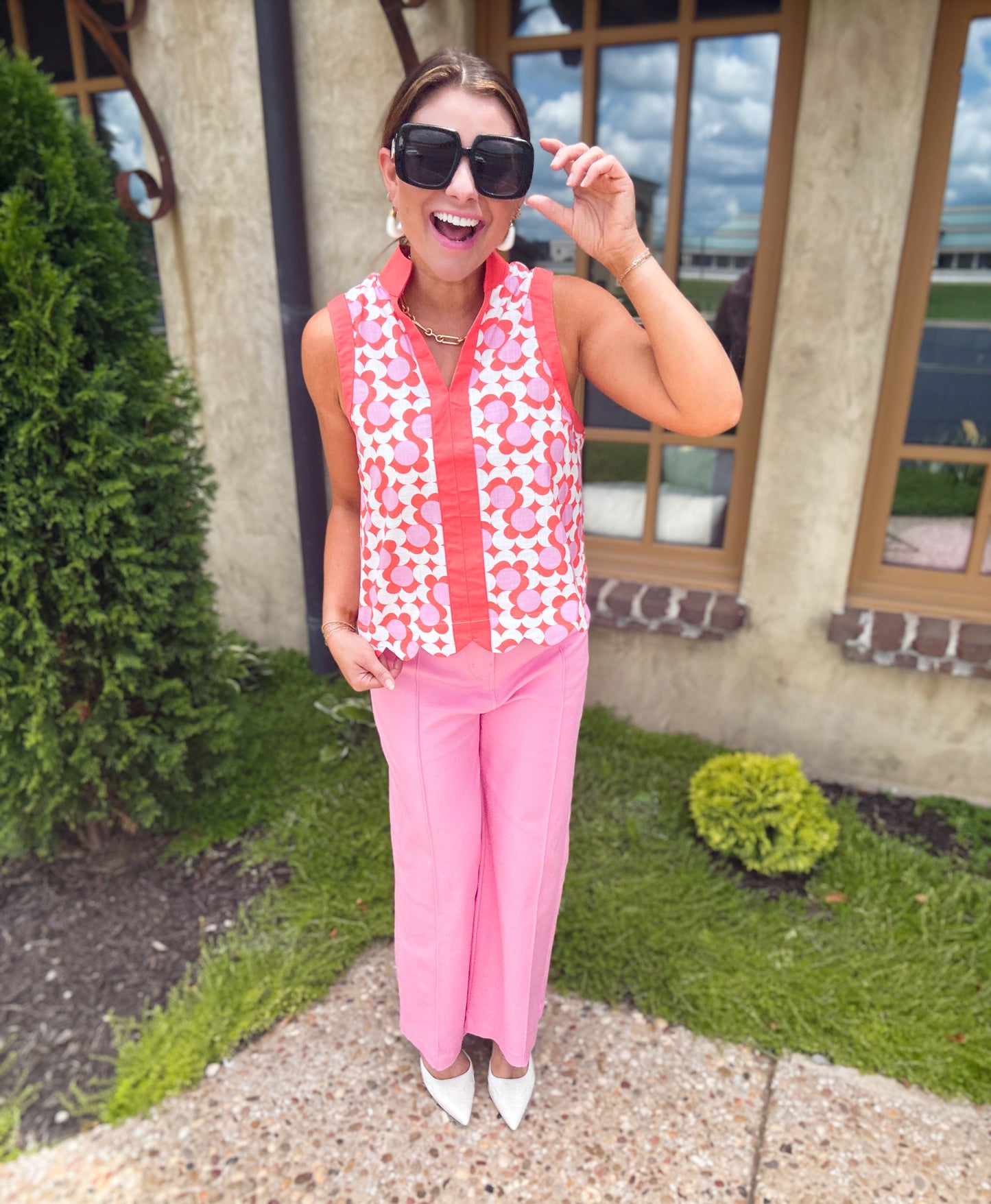 Coral Cabana Top