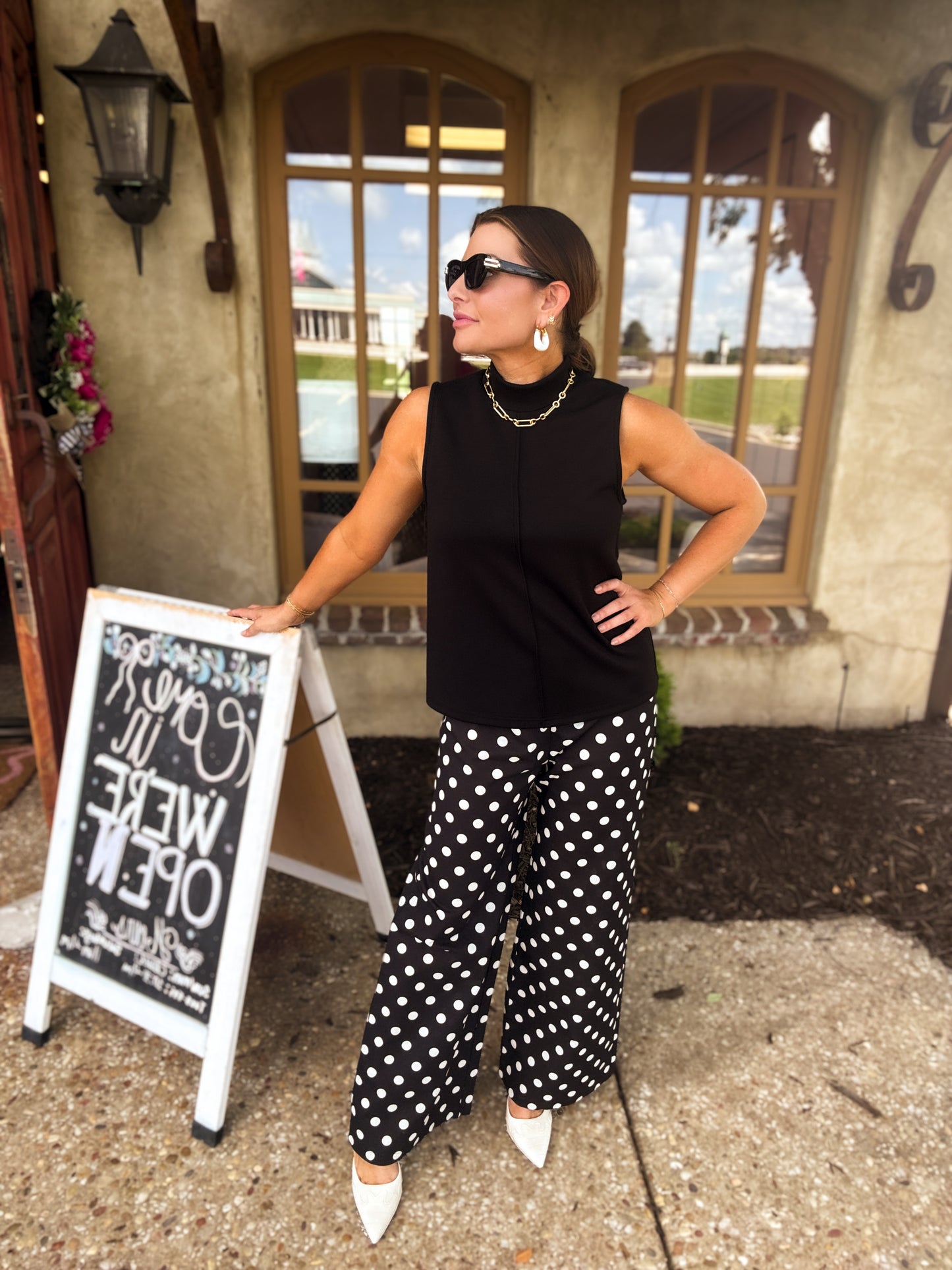 Lylah Mockneck Tank