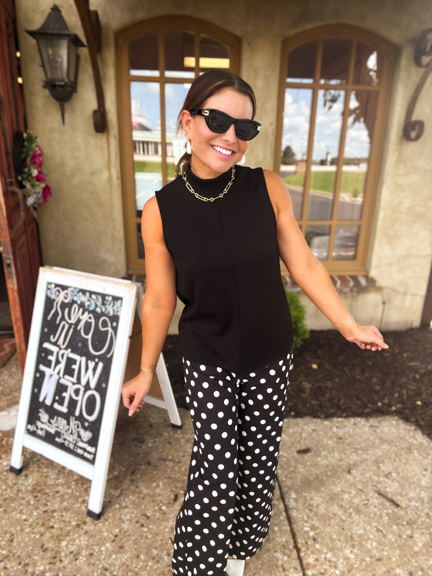 Lylah Mockneck Tank