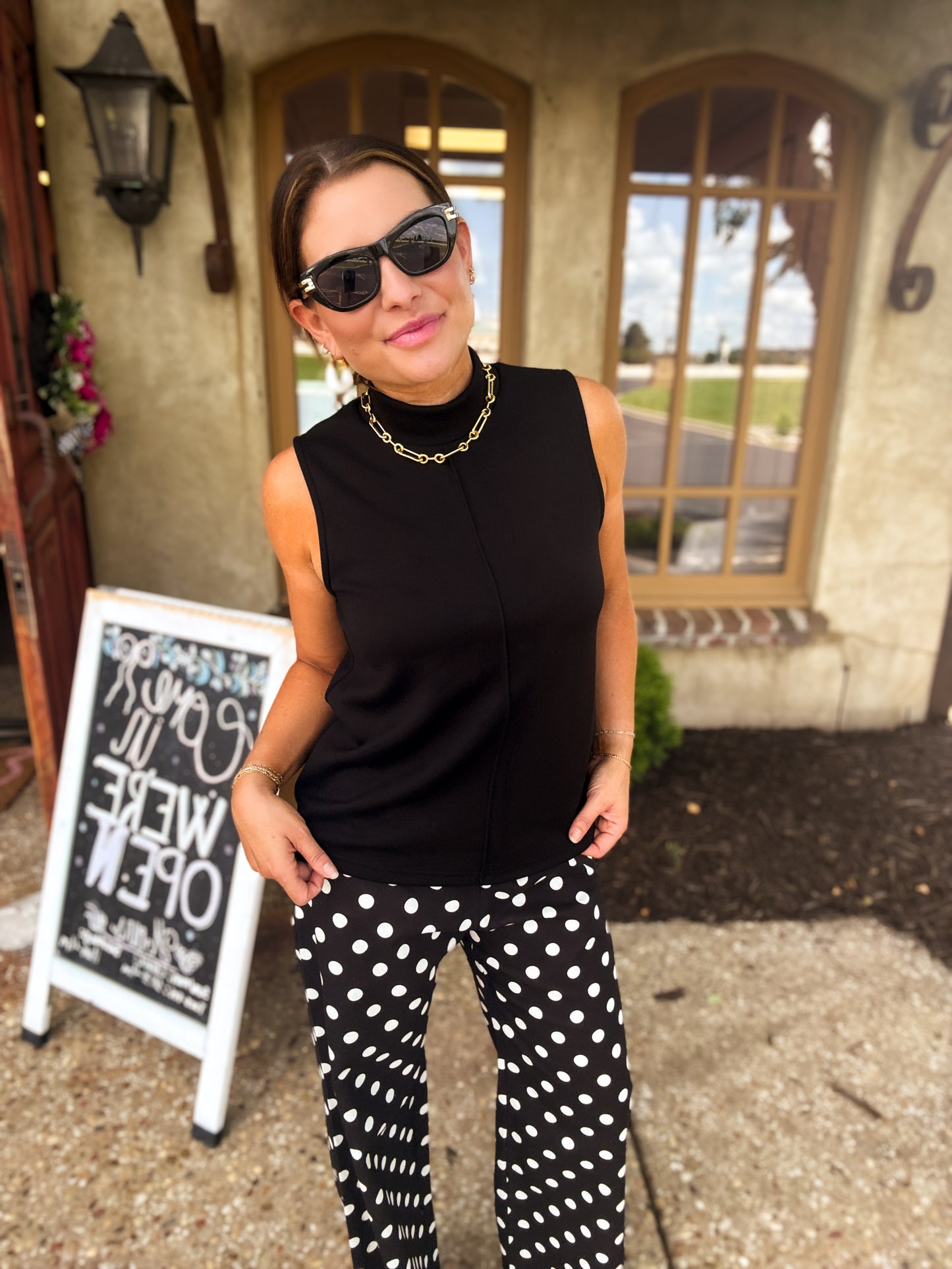 Lylah Mockneck Tank