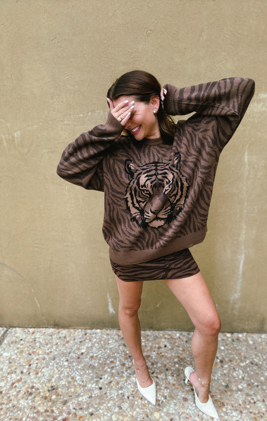 Wild Tiger Seasons Sweater