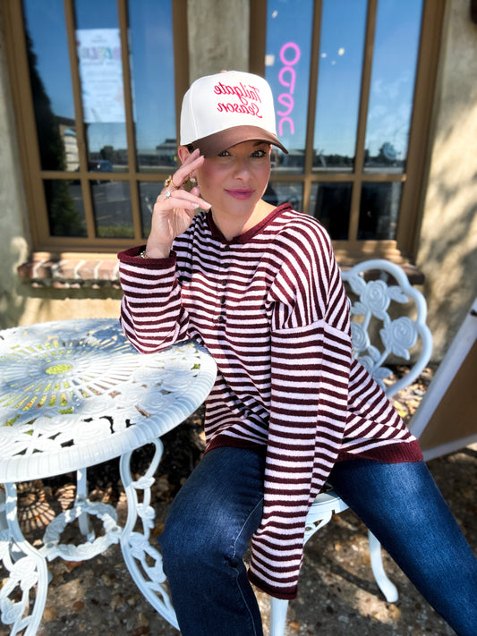 Woodland Stripe Sweater