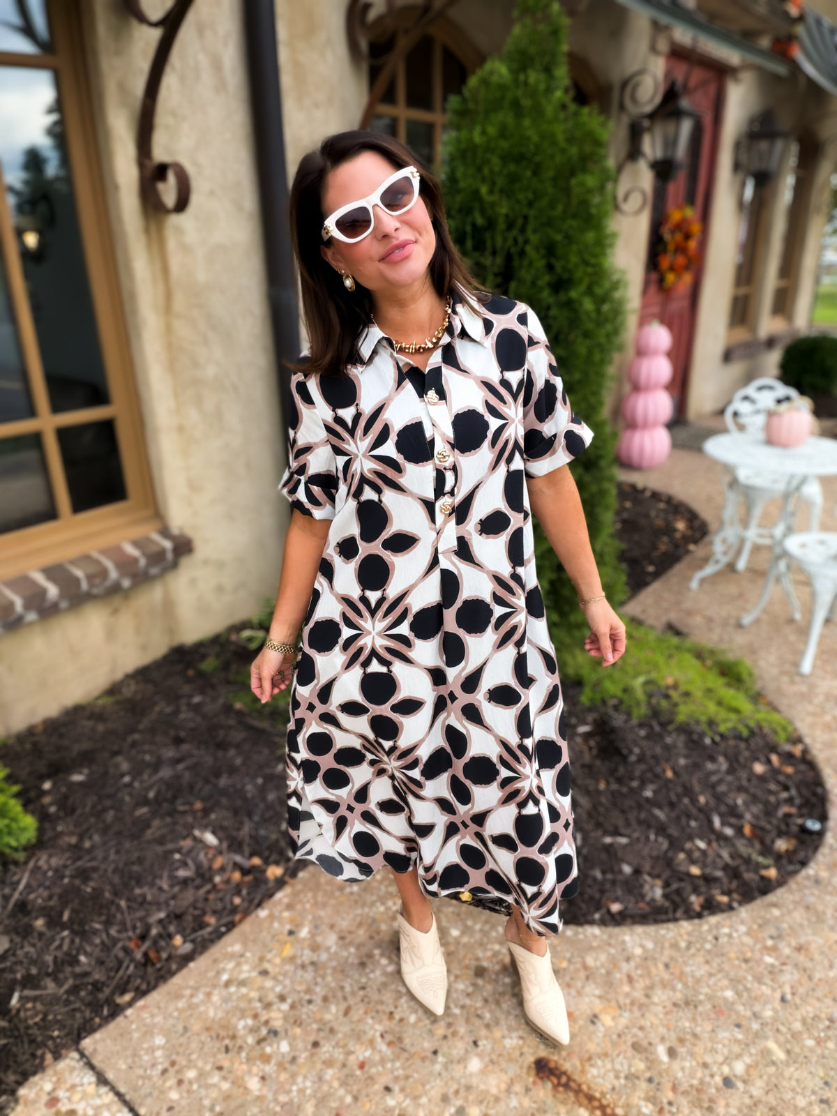 Lola Midi Shirt Dress