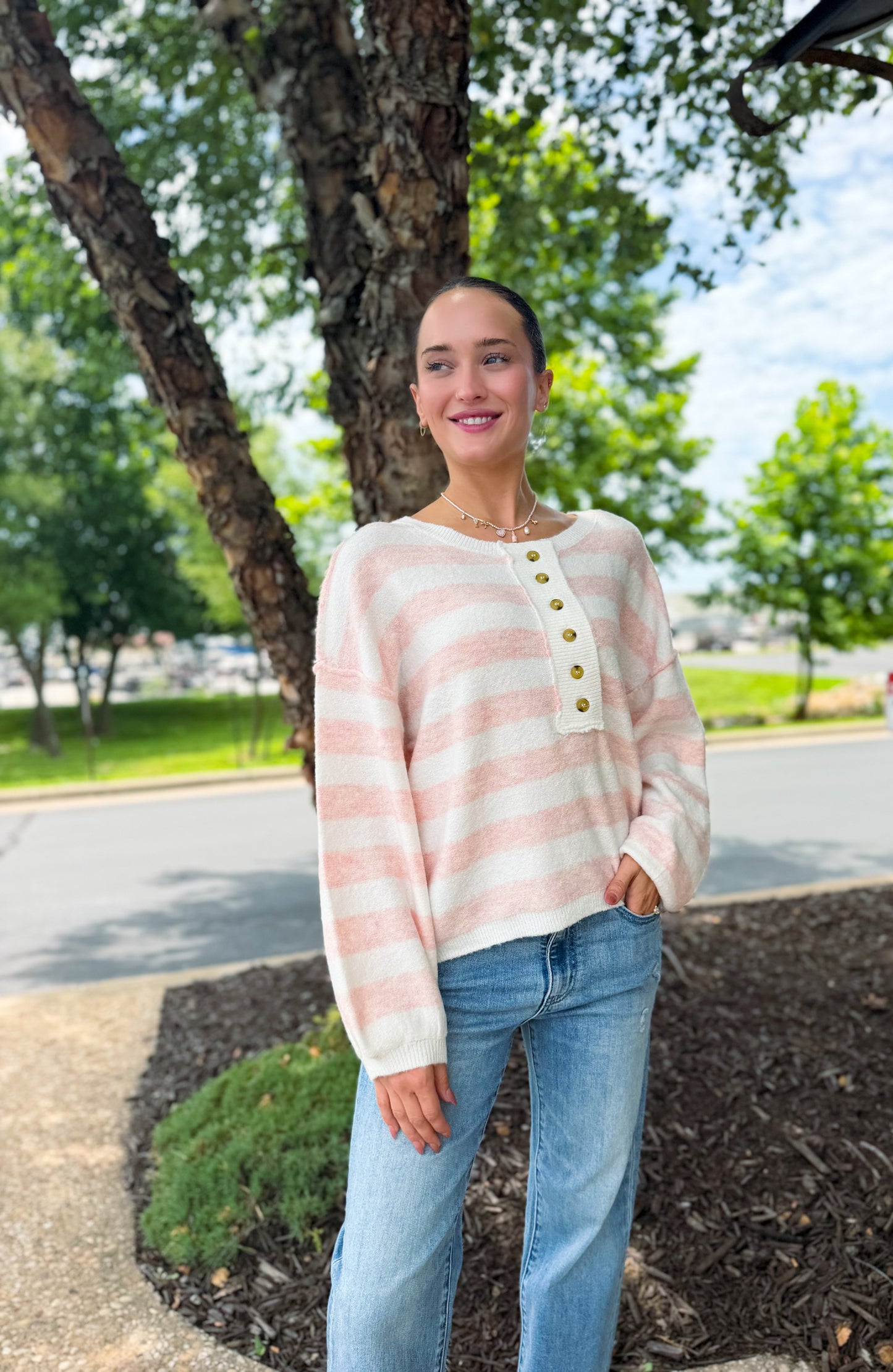 Sweet Serenity Stripe Sweater