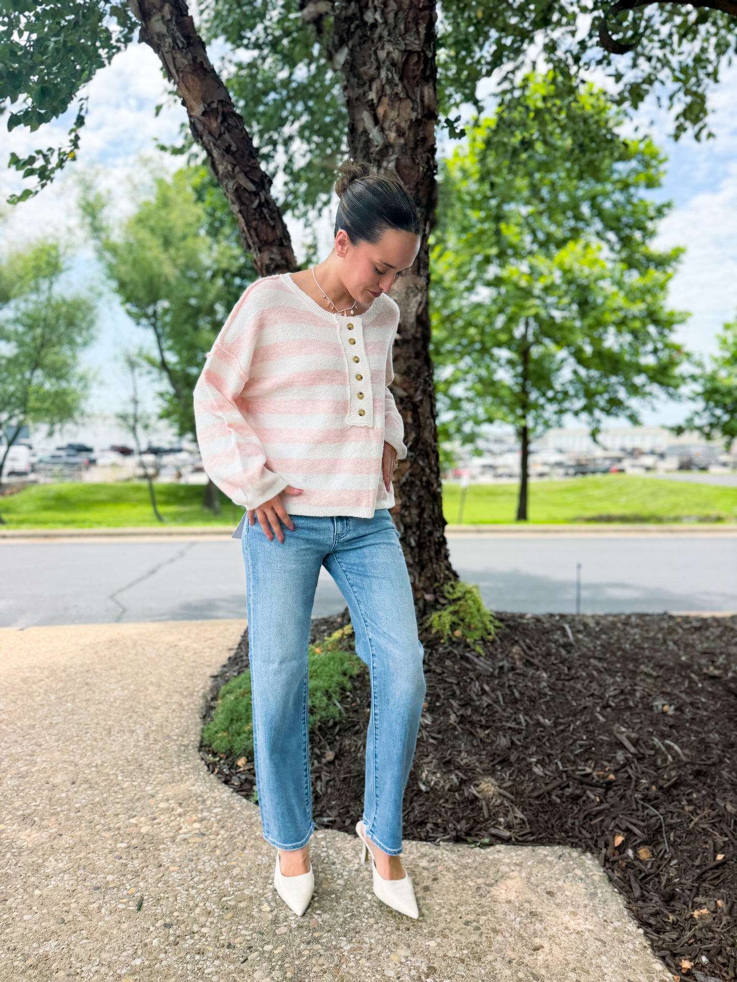 Sweet Serenity Stripe Sweater