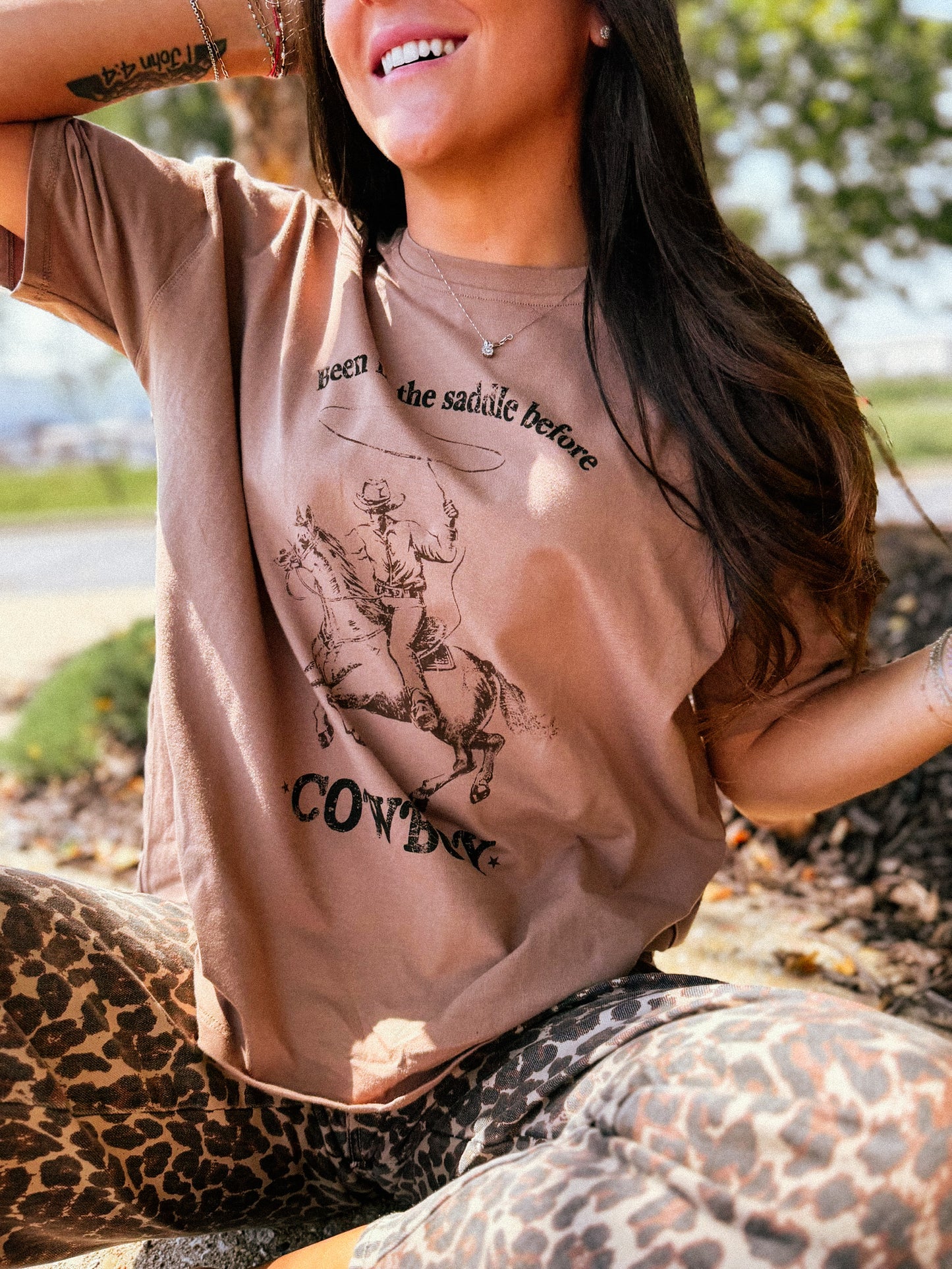 Cowboy Oversized Graphic Tee