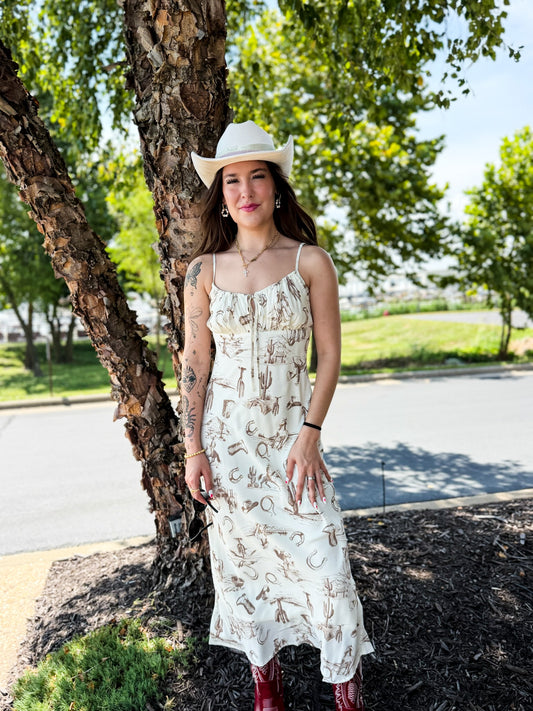 Wild West Midi Dress