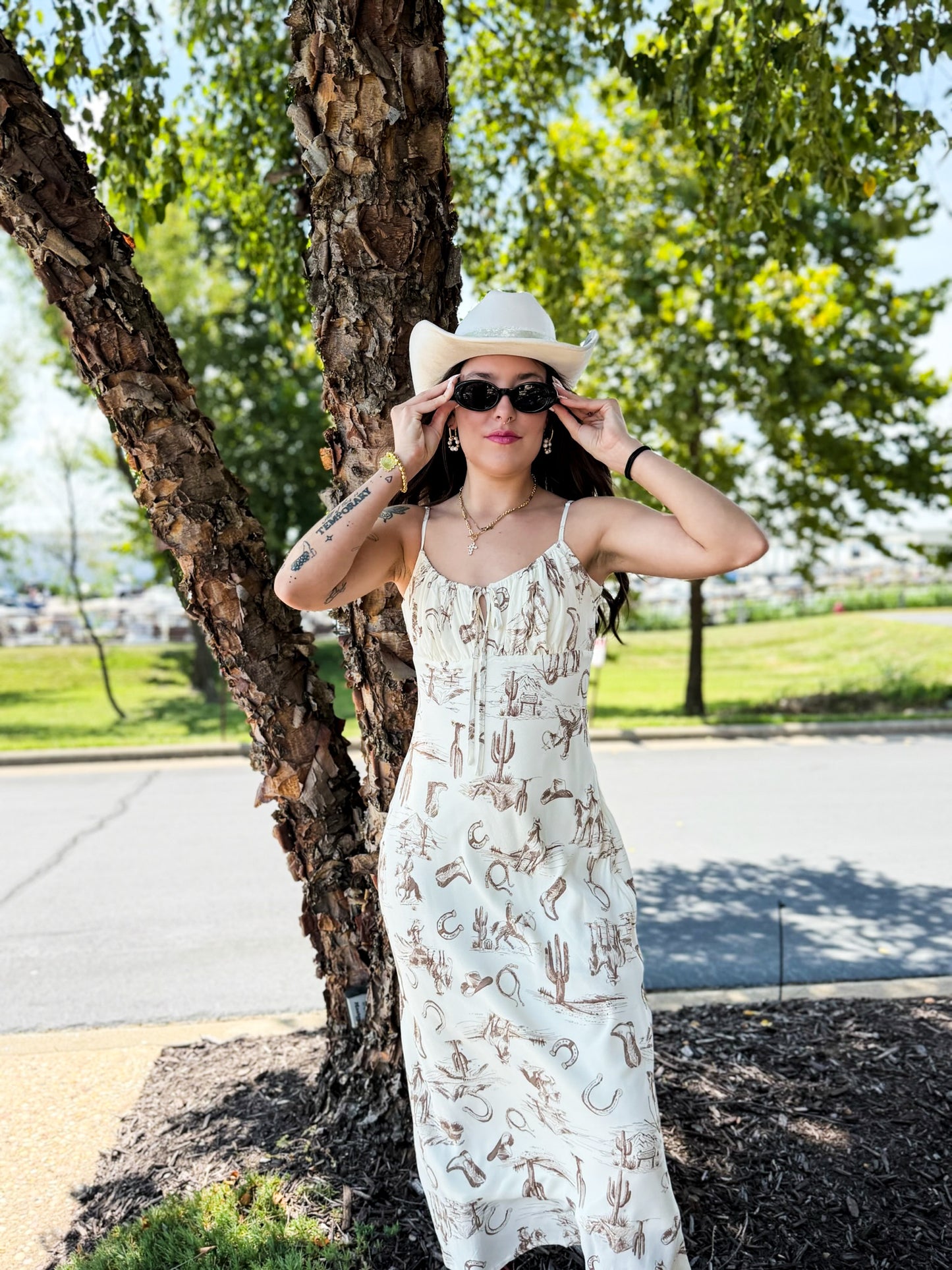 Wild West Midi Dress