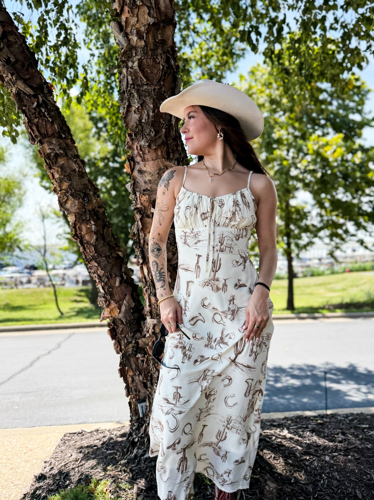 Wild West Midi Dress