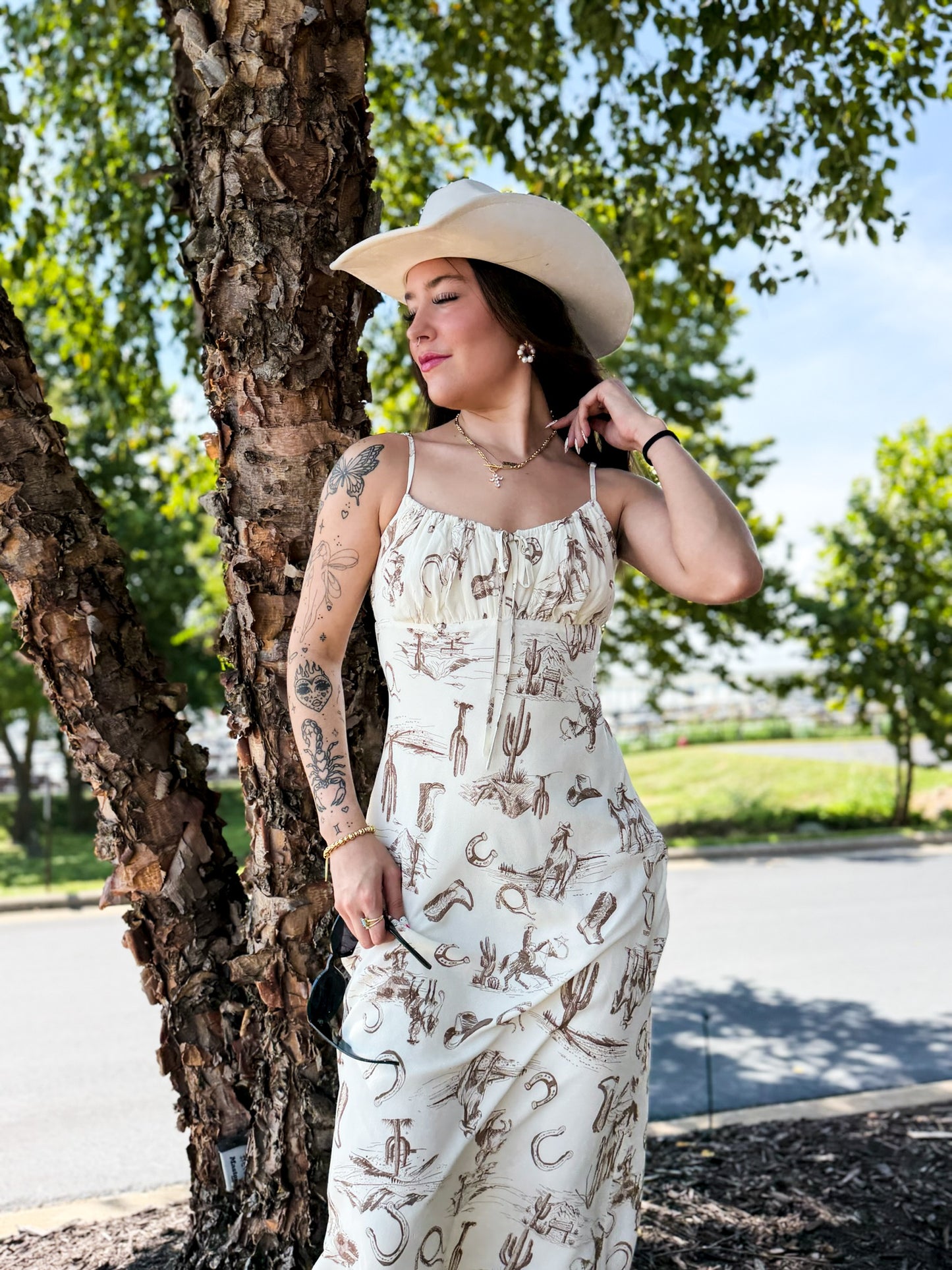 Wild West Midi Dress