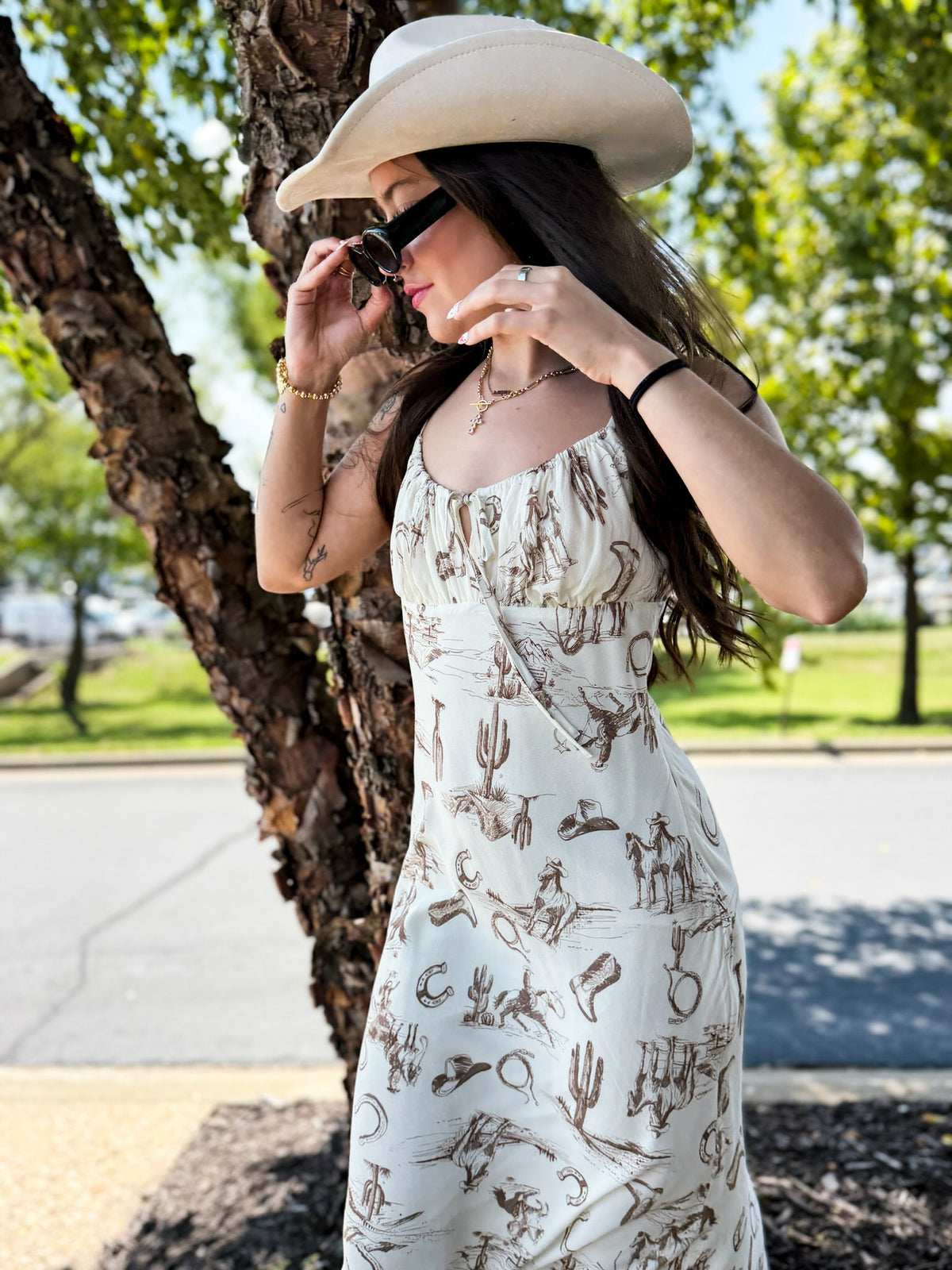 Wild West Midi Dress