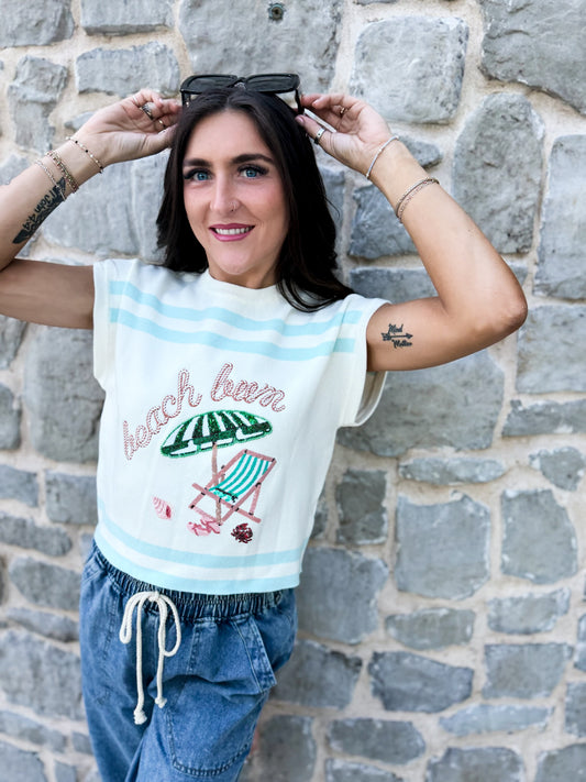 Beach Bum Sweater Top
