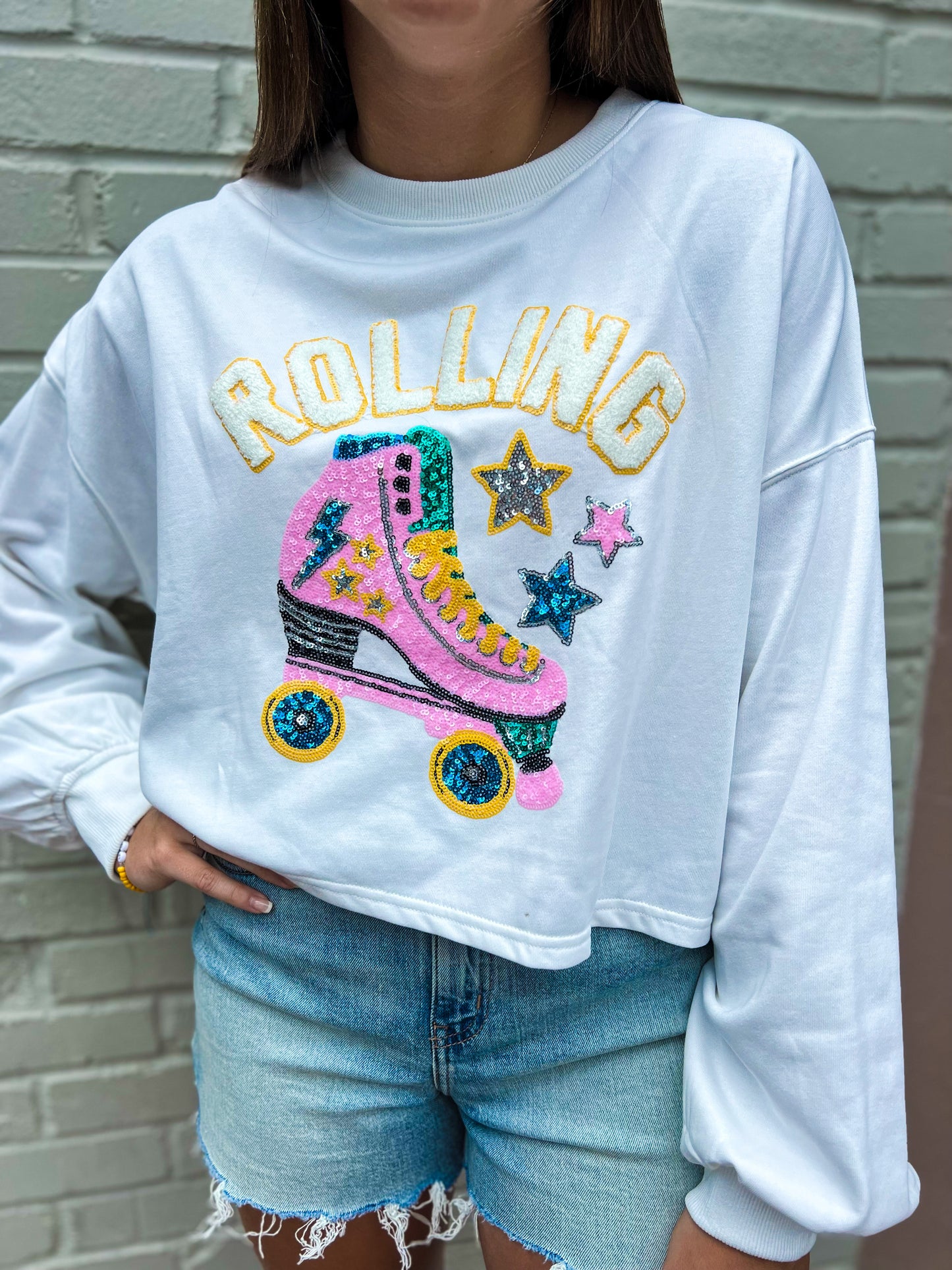 Roller Skate Babe Sweatshirt