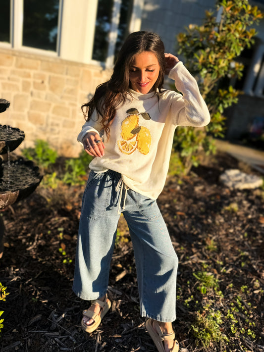 Lemon Graphic Sweater