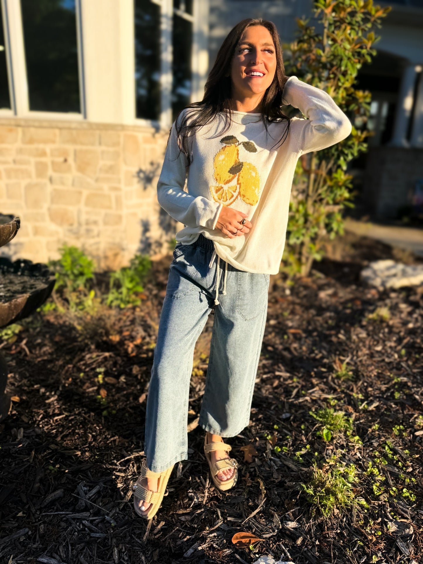 Lemon Graphic Sweater