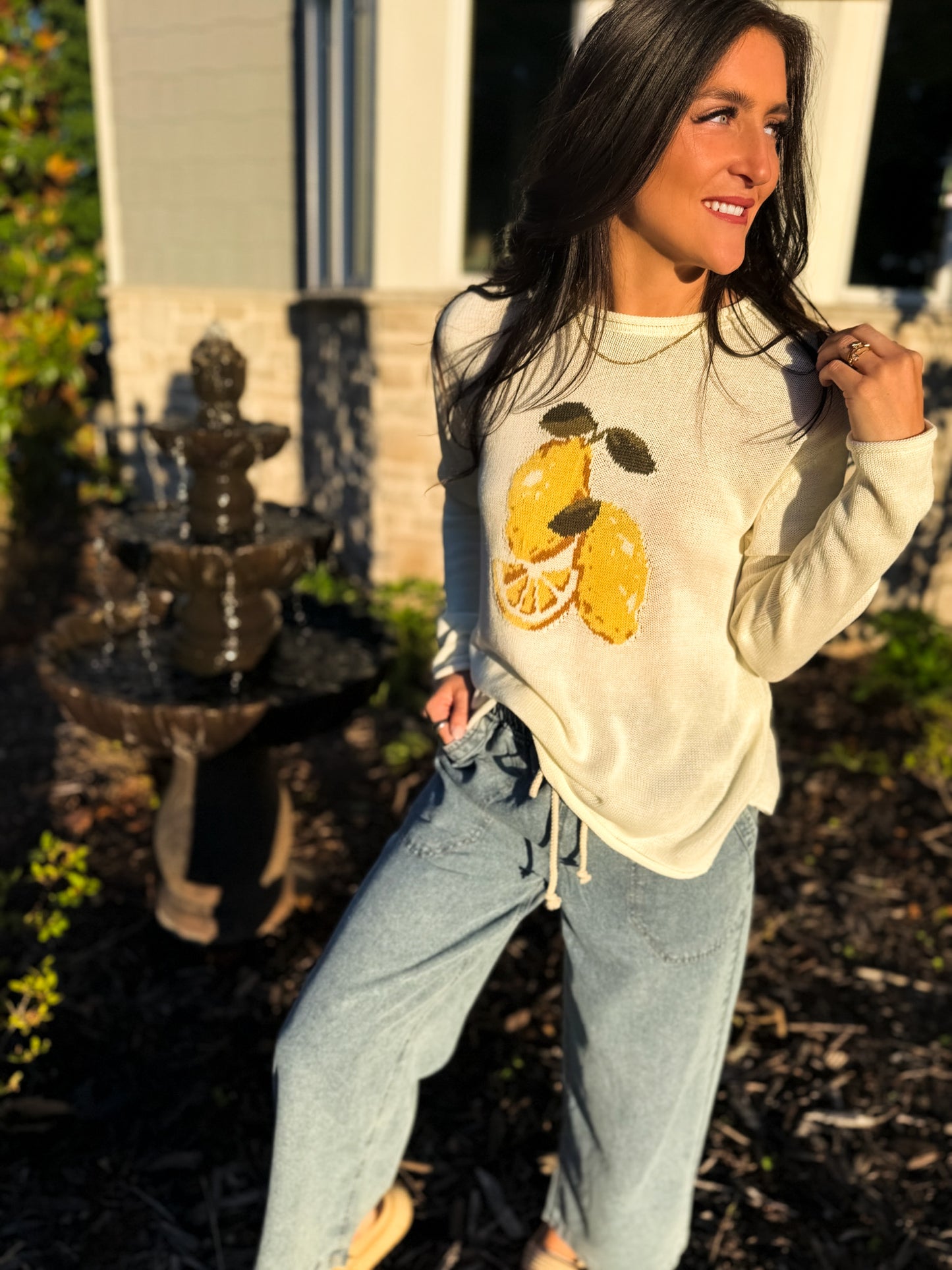 Lemon Graphic Sweater