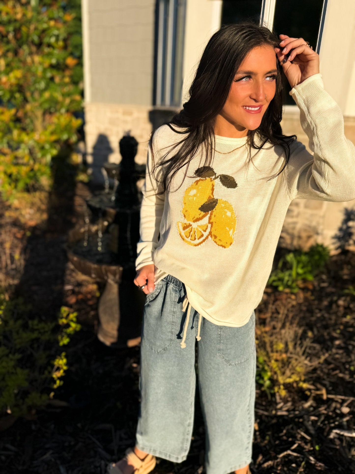 Lemon Graphic Sweater