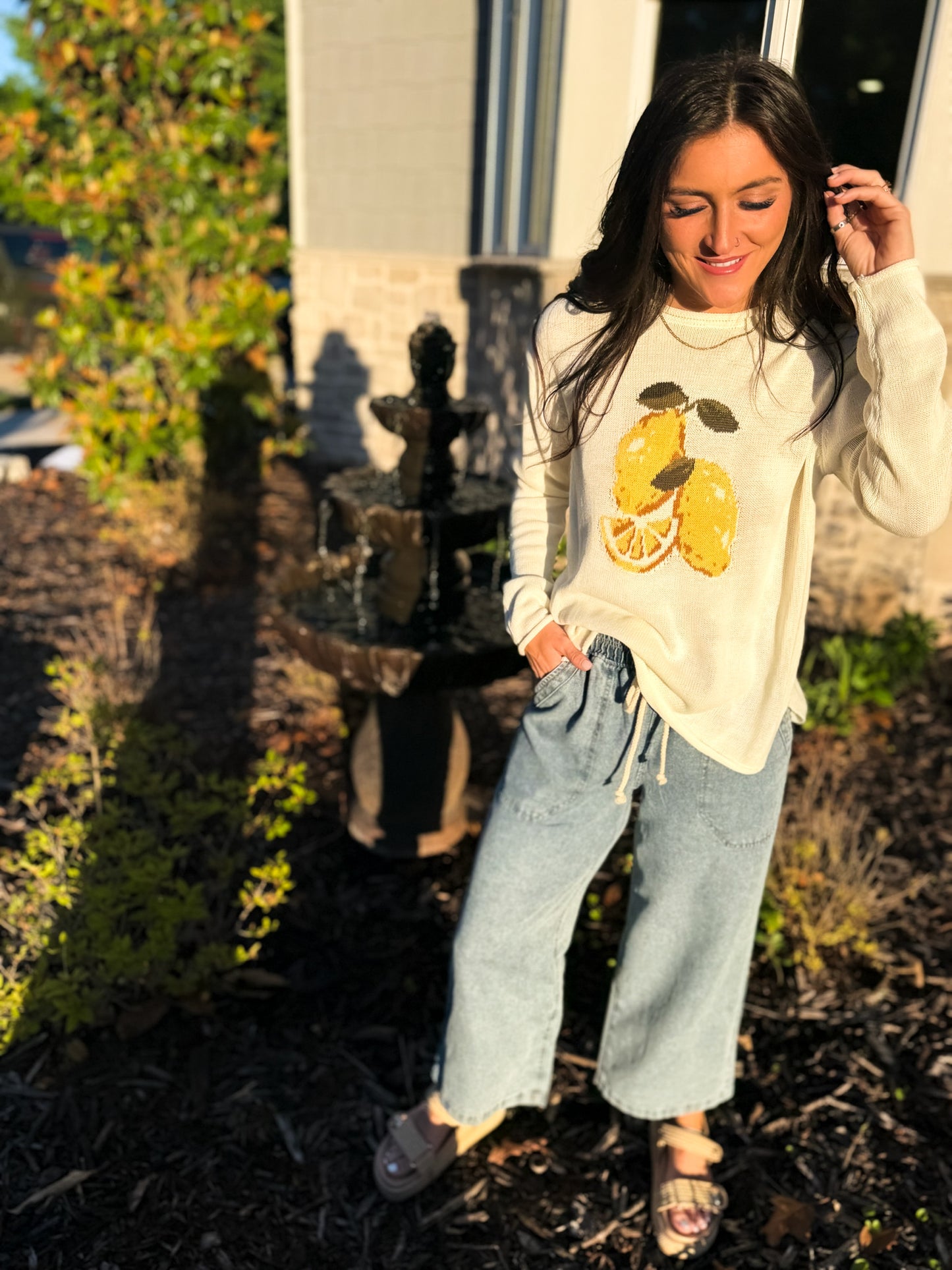 Lemon Graphic Sweater