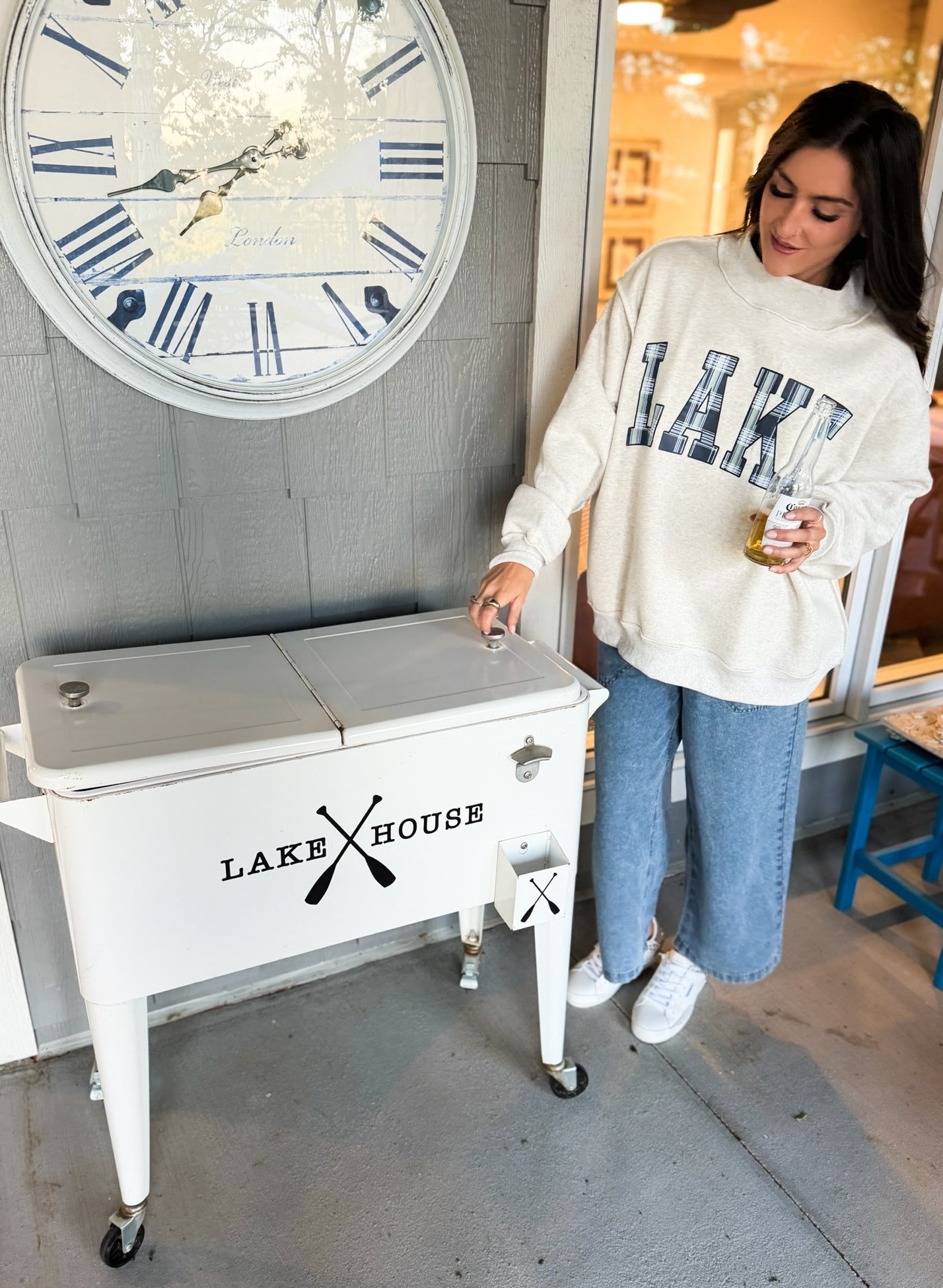 LAKE Mockneck Sweatshirt