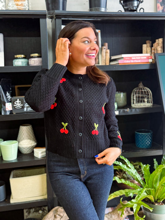 Cherry on Top Cardigan