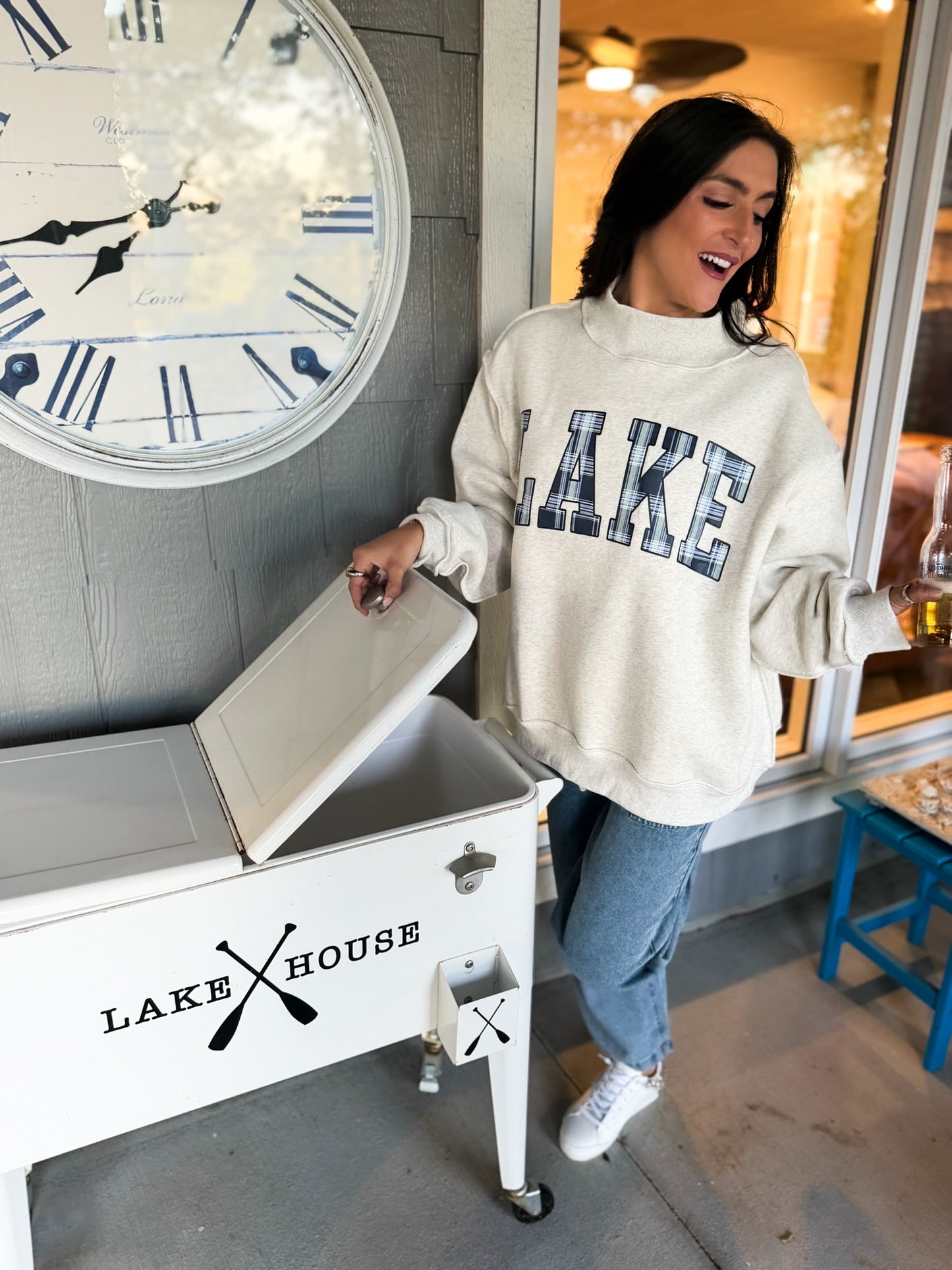 LAKE Mockneck Sweatshirt