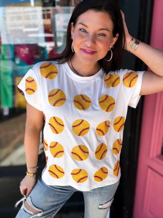 Queen of Softball Tee