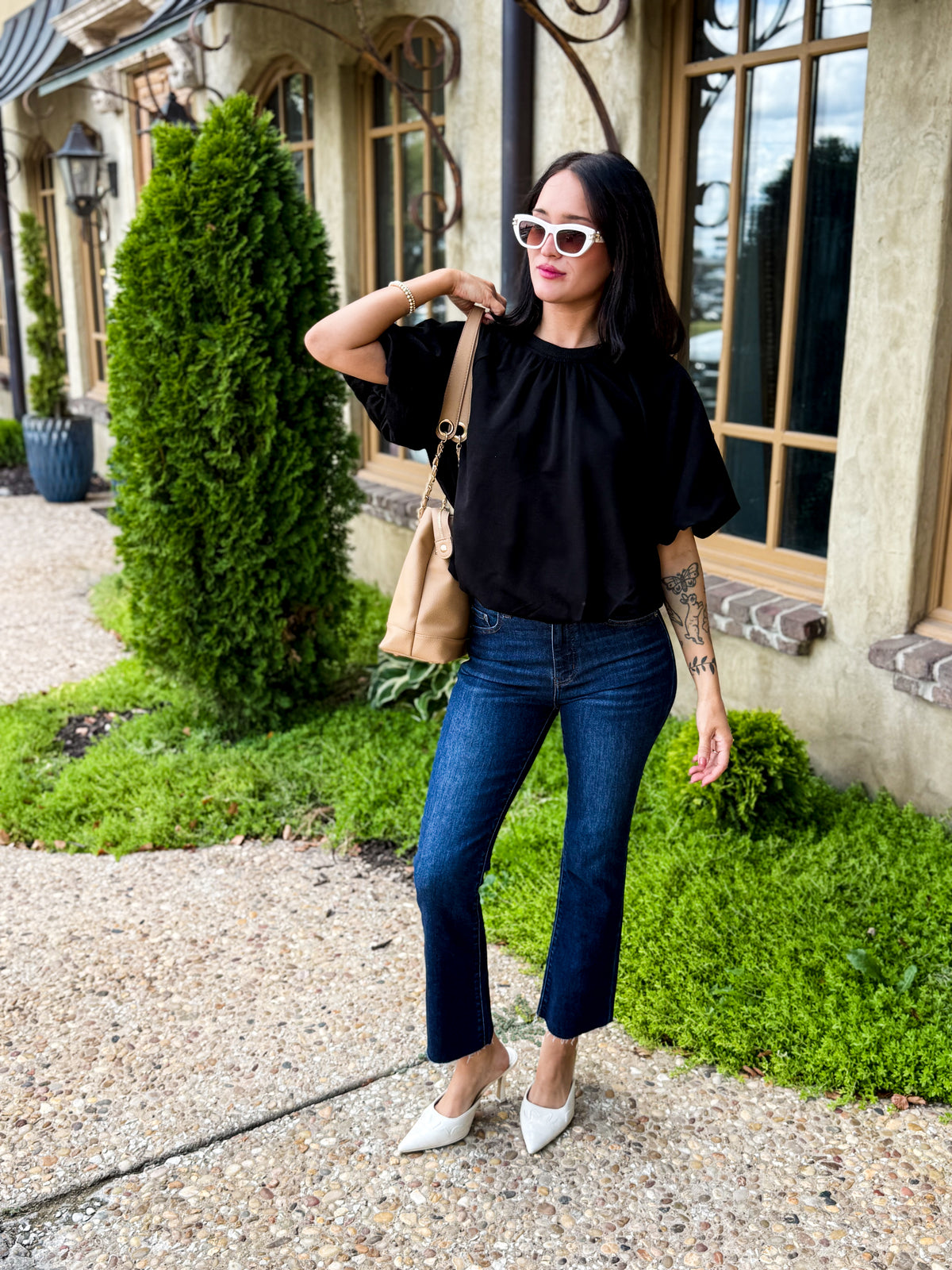 Easy Does It Bubble Hem Top