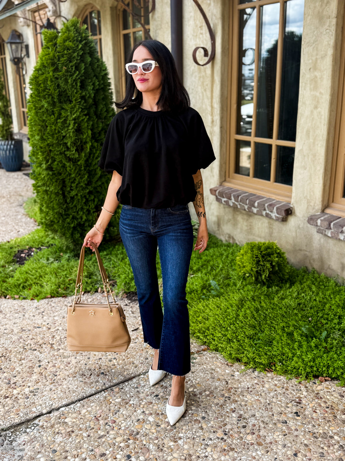 Easy Does It Bubble Hem Top