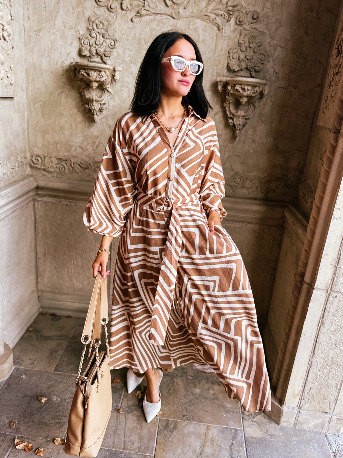 Desert Mirage Midi Dress