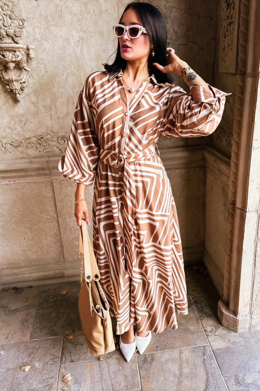Desert Mirage Midi Dress