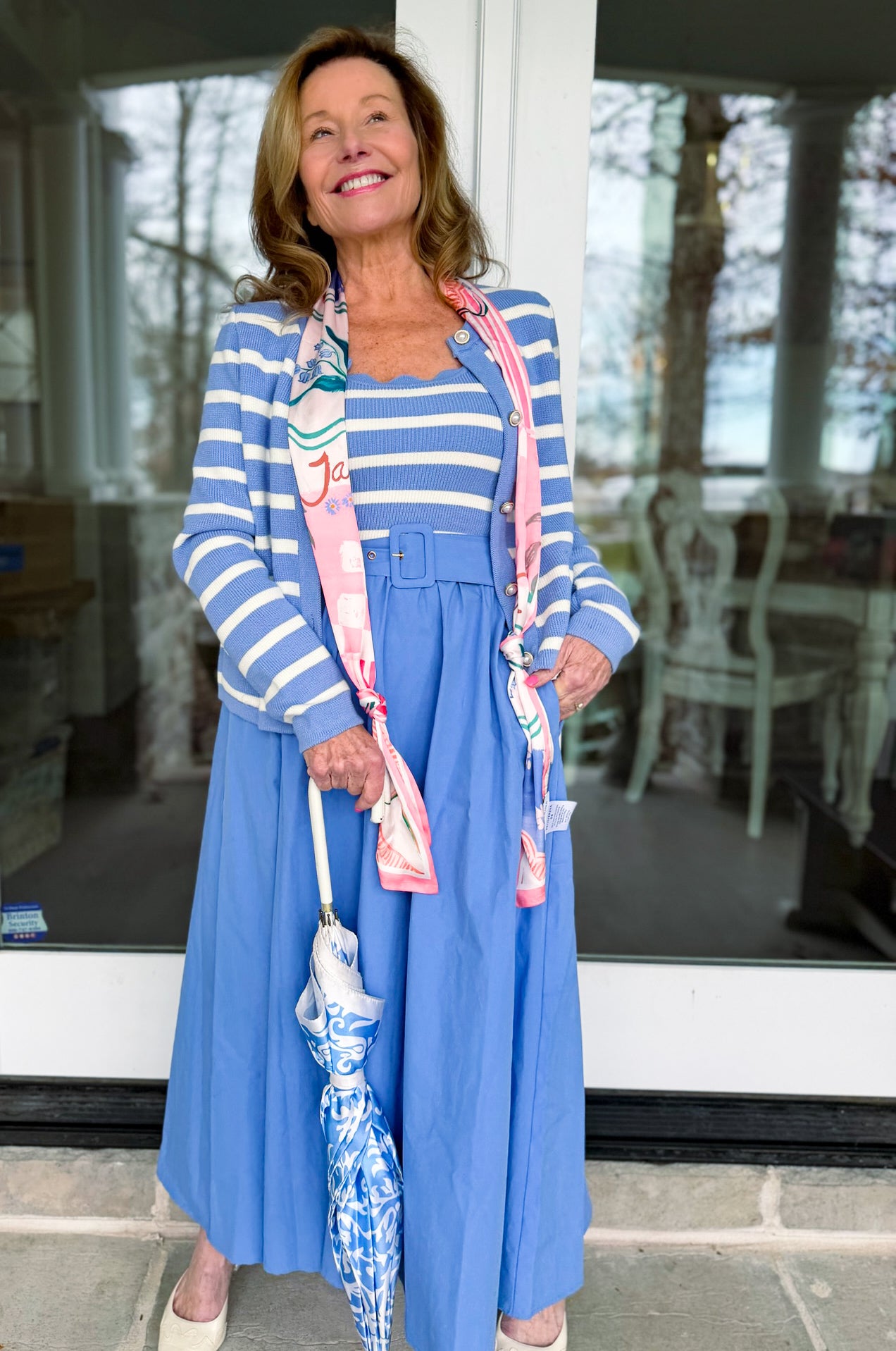 Kennedy Cardigan in Spa Blue