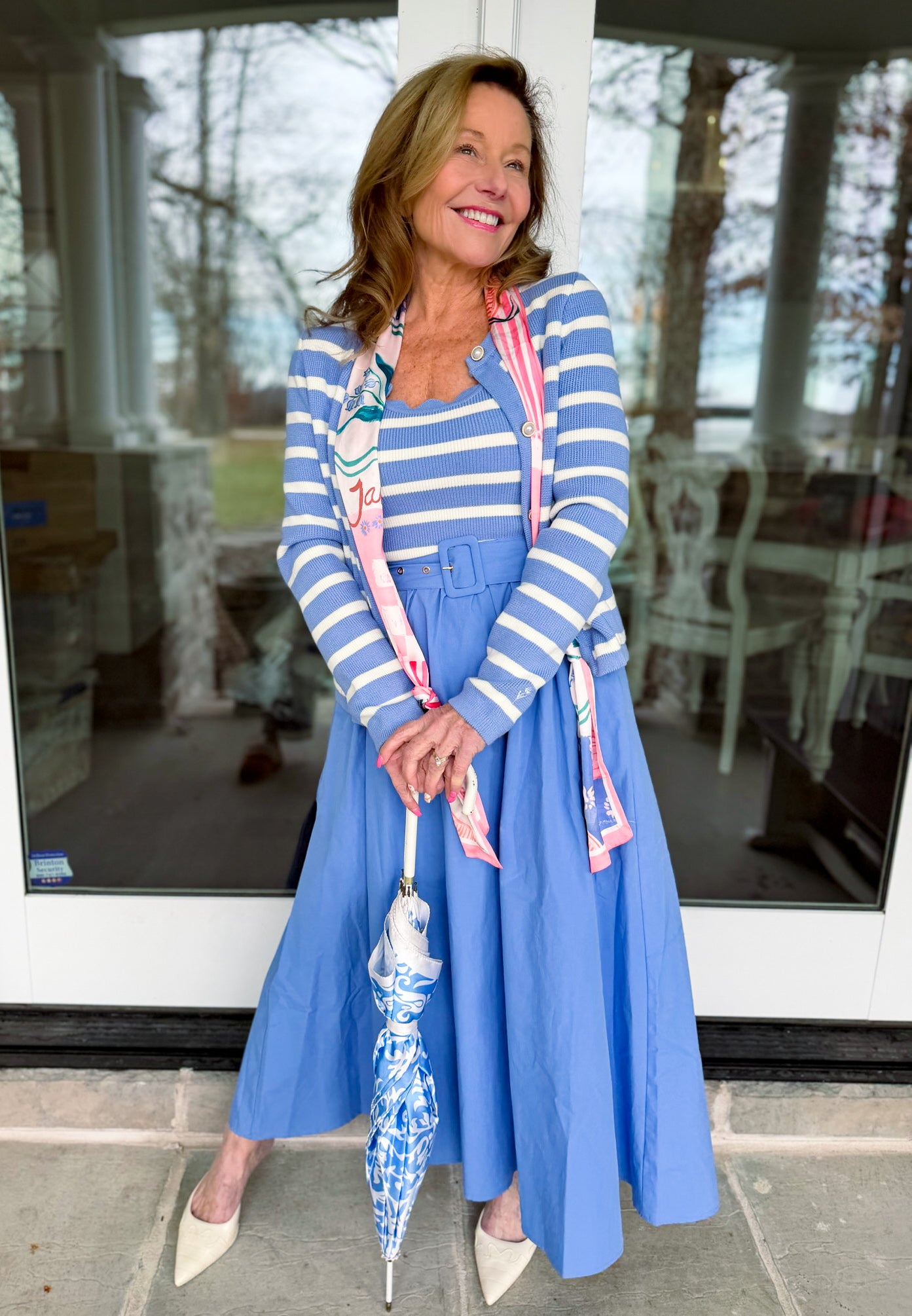 Kennedy Cardigan in Spa Blue