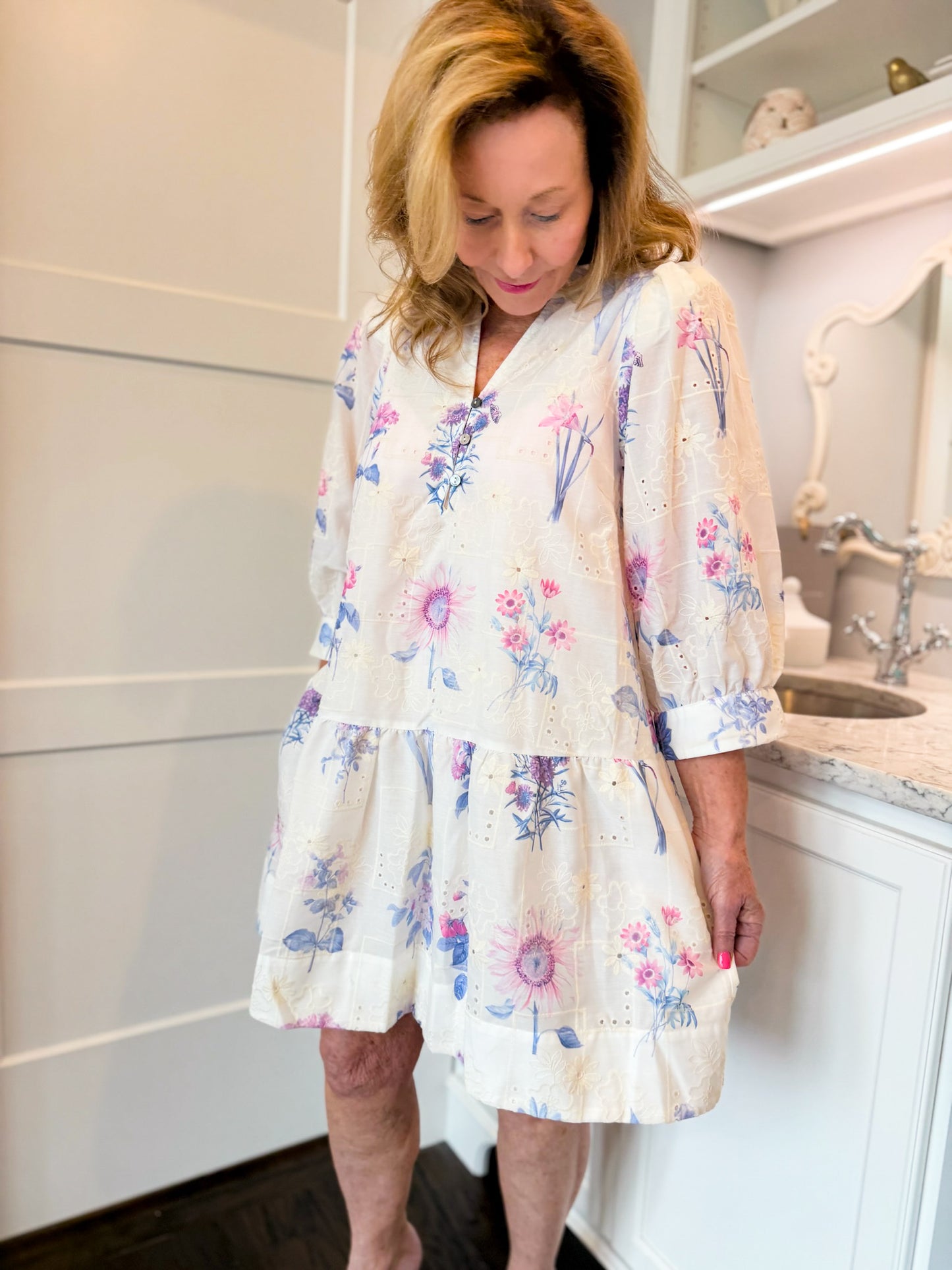 Lilly Eyelet Mini Dress