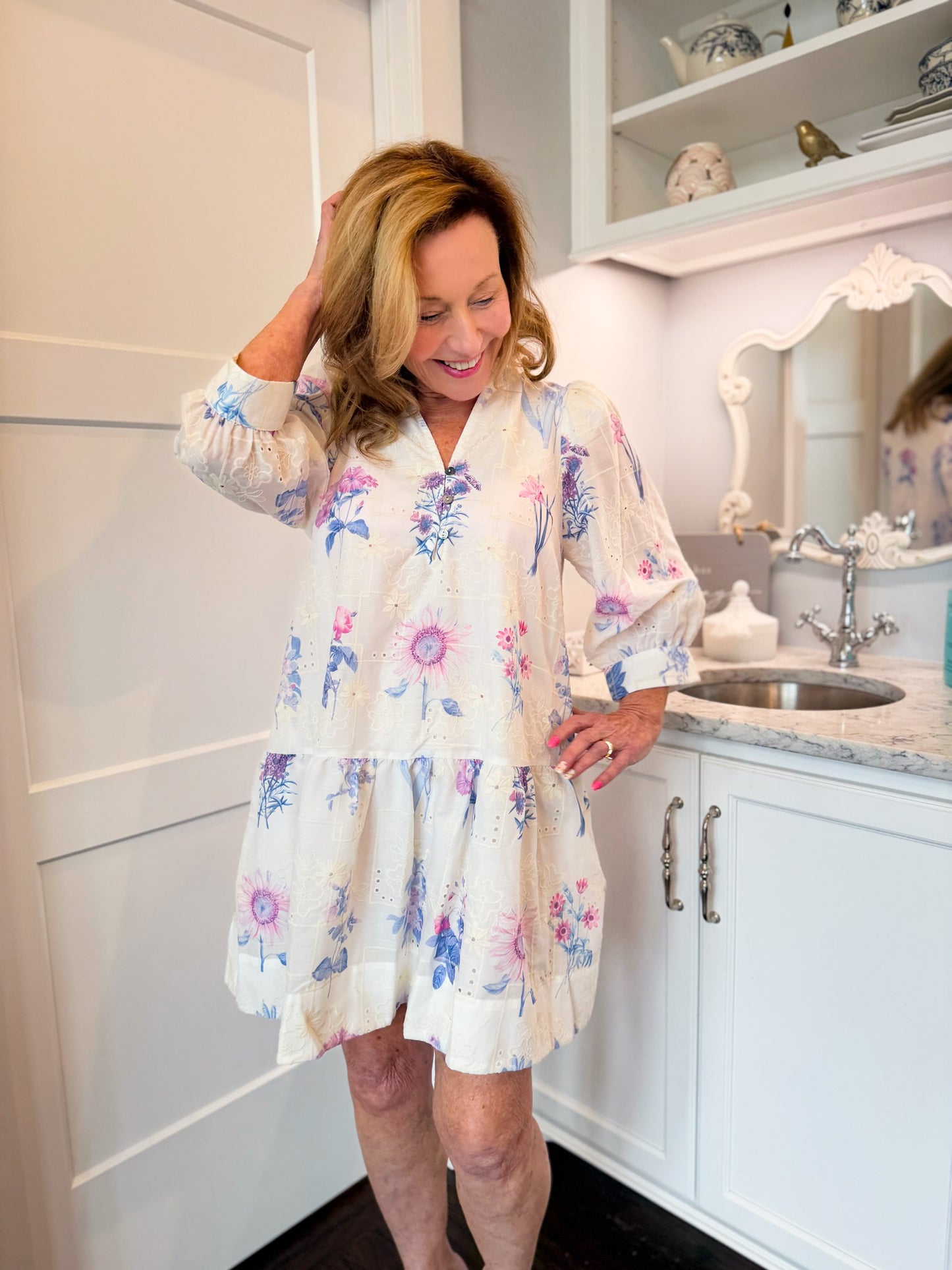 Lilly Eyelet Mini Dress