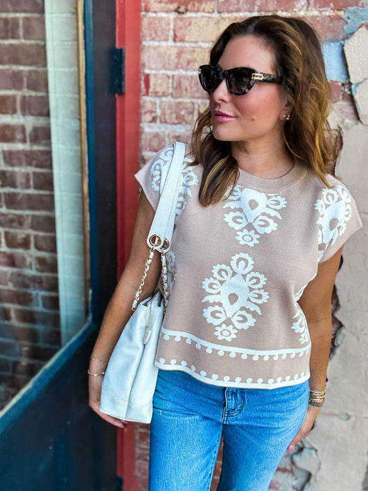 Tulum Sweater Knit Top