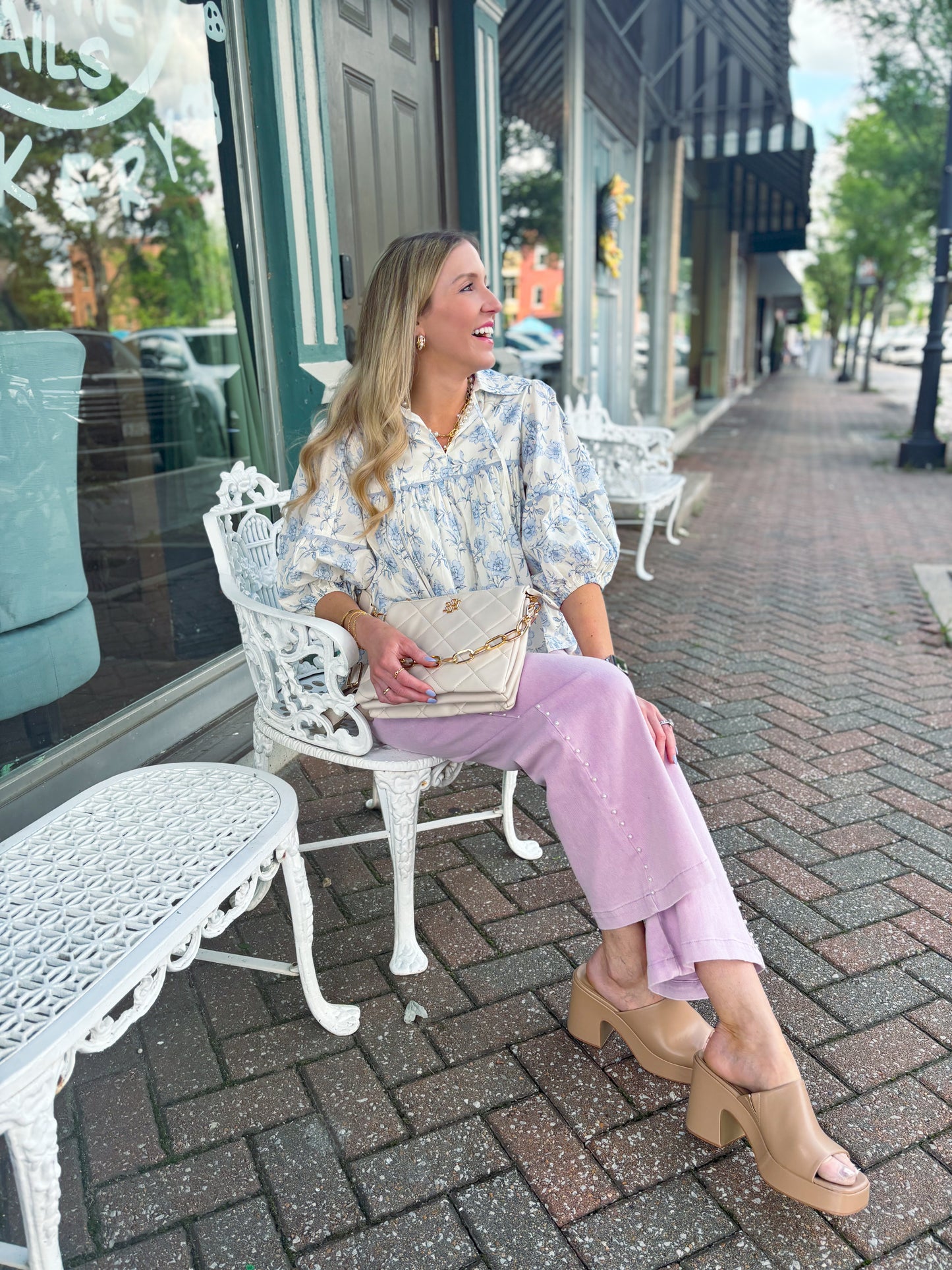 Lilac Pearl Crush Pants