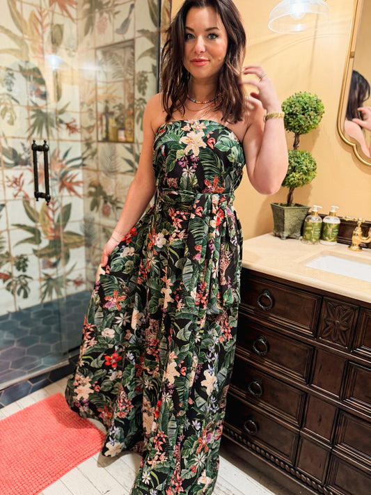 Jungle Mirage Tinsley Tube Dress