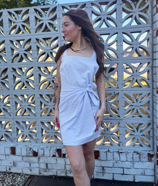 Coastal Breeze Tie Wrap Dress