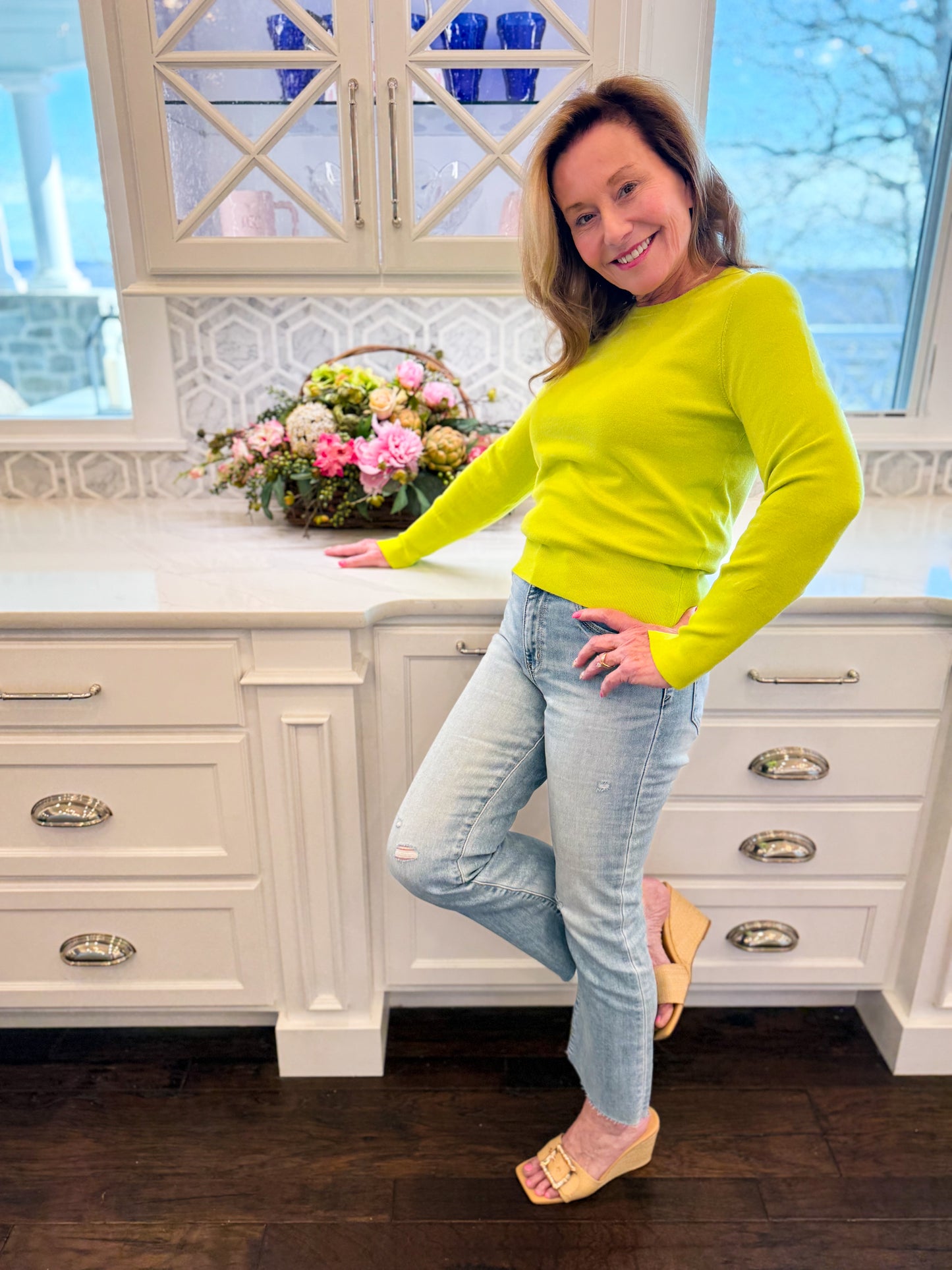 Charlotte Chartreuse Sweater
