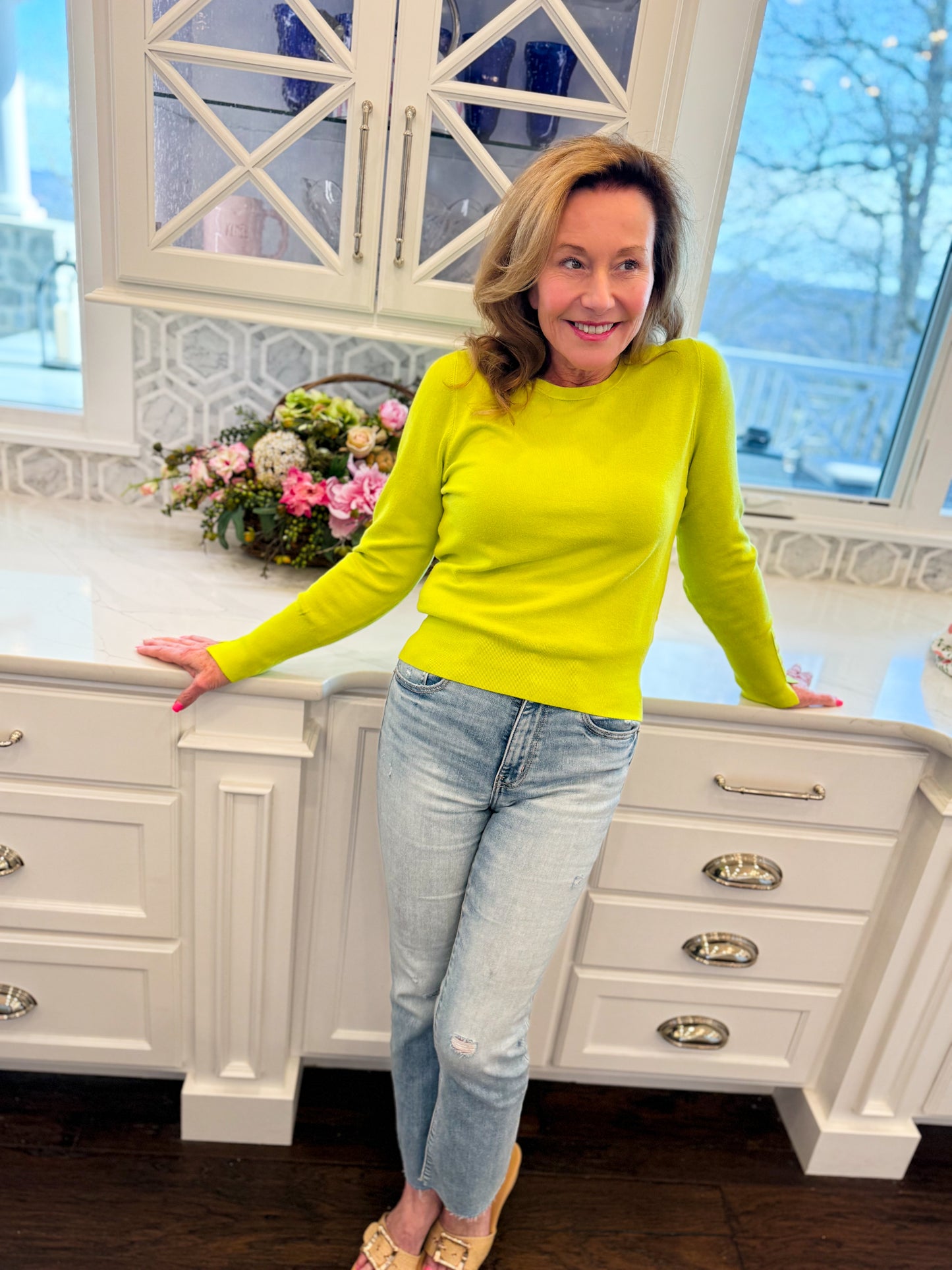 Charlotte Chartreuse Sweater