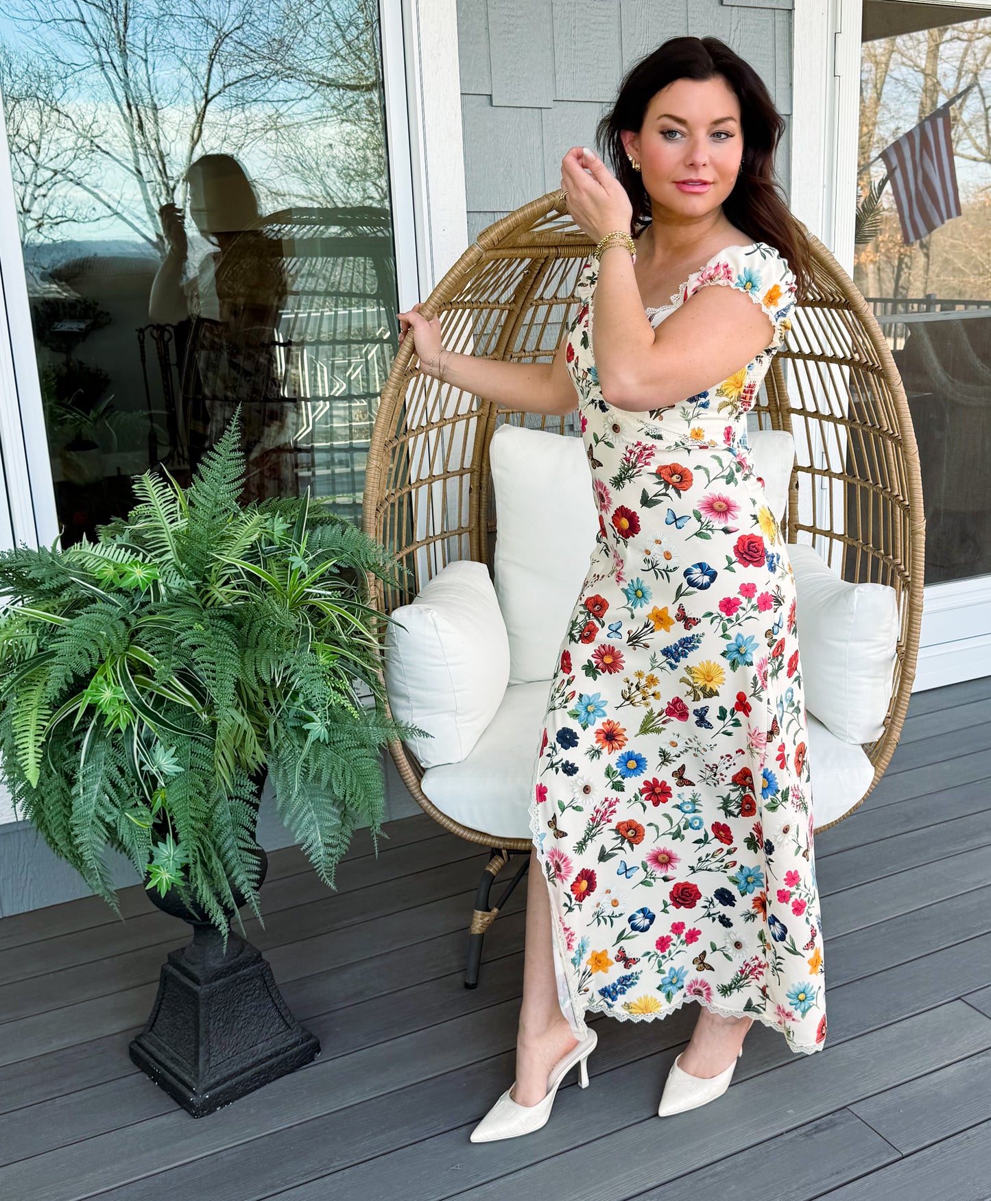 Nicola Dress in French Floral