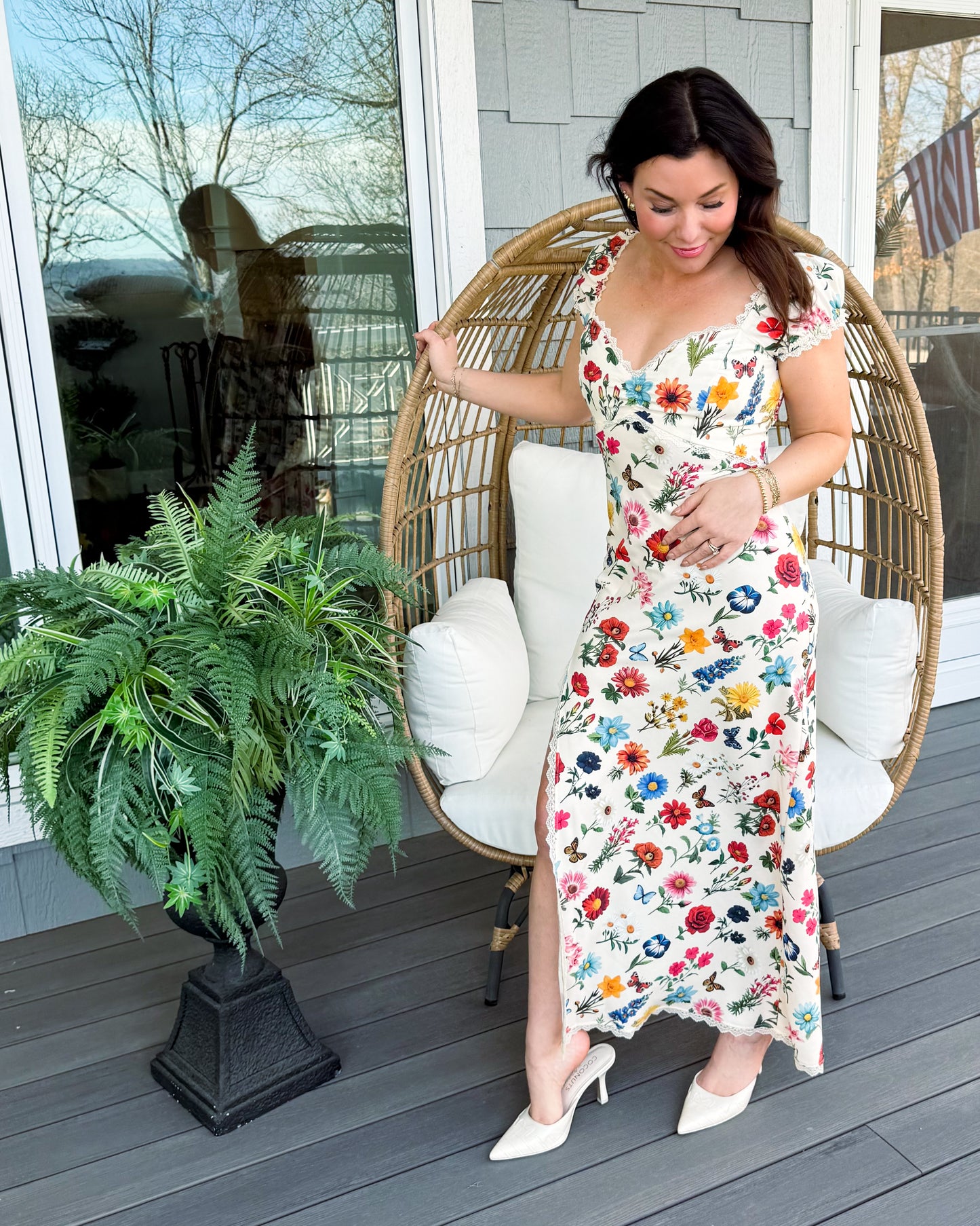 Nicola Dress in French Floral