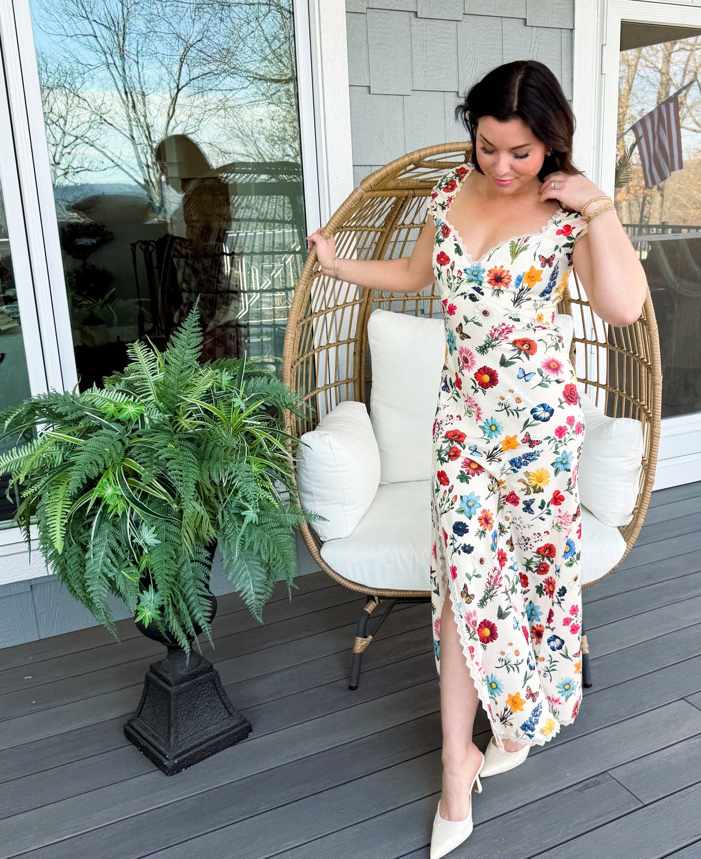 Nicola Dress in French Floral